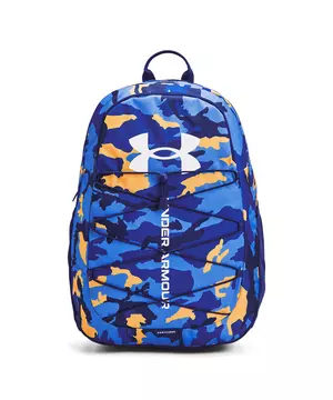 Under Armour Hustle Sport Backpack-Blue/Orange