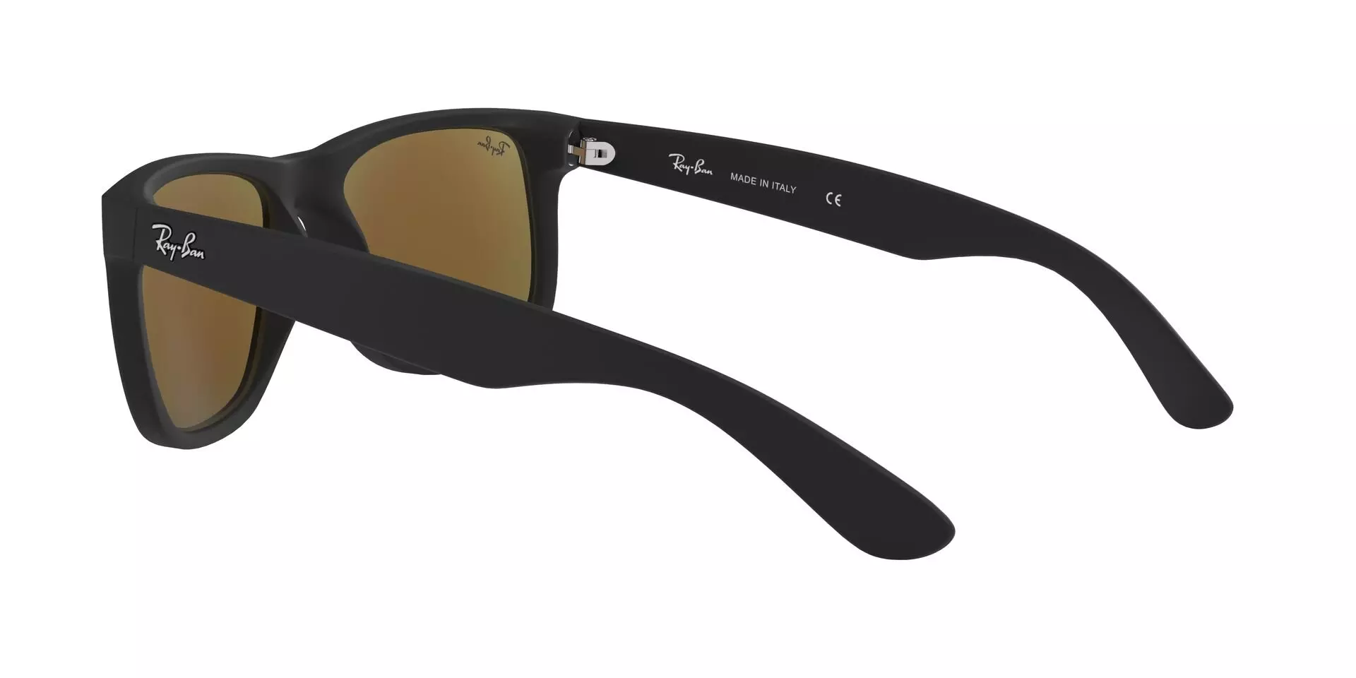 Ray-Ban Justin Classic Sunglasses-Black/Blue - BLACK/BLUE