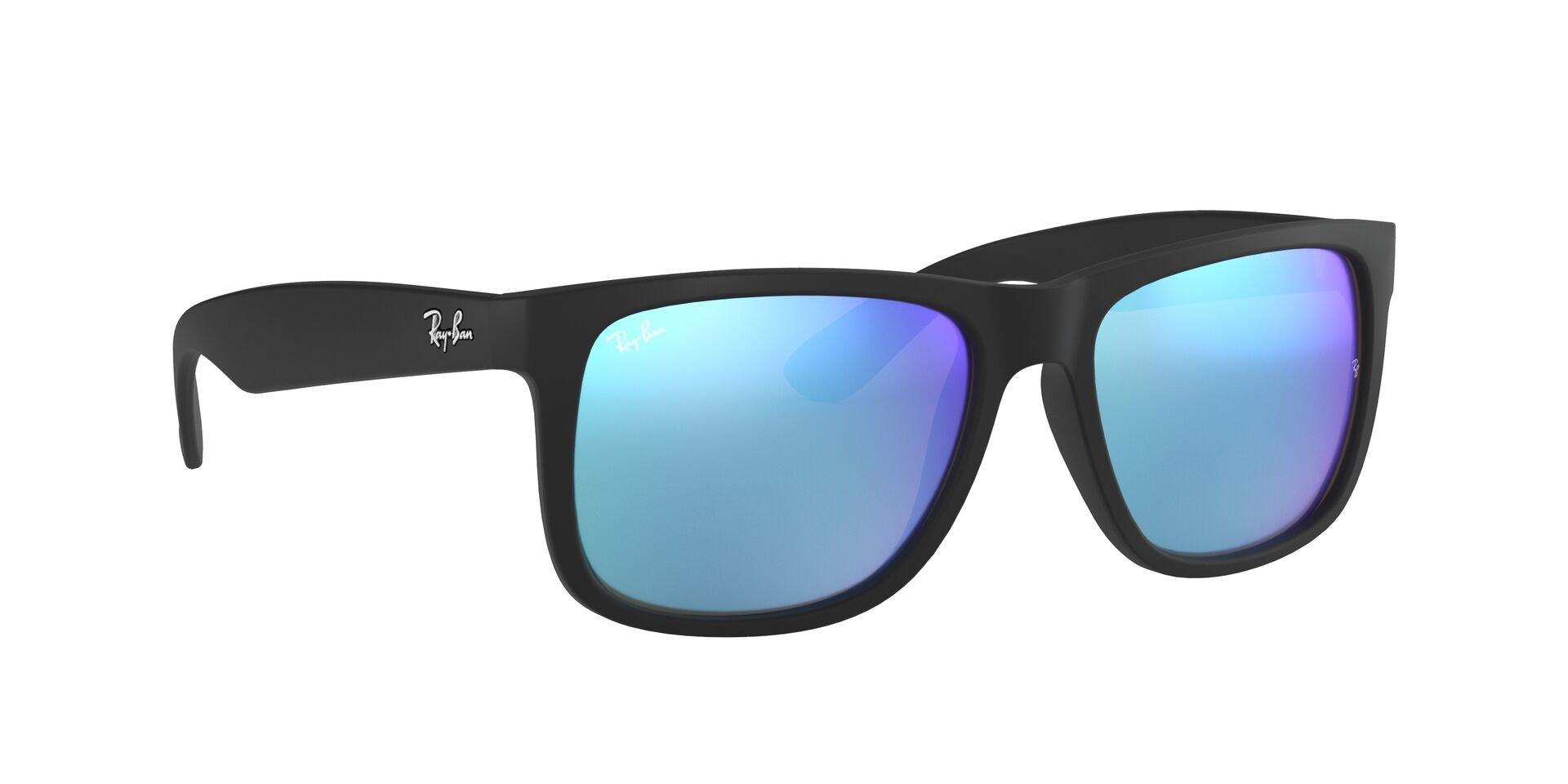 Ray-Ban Justin Classic Sunglasses-Black/Blue - BLACK/BLUE Thumbnail View 3