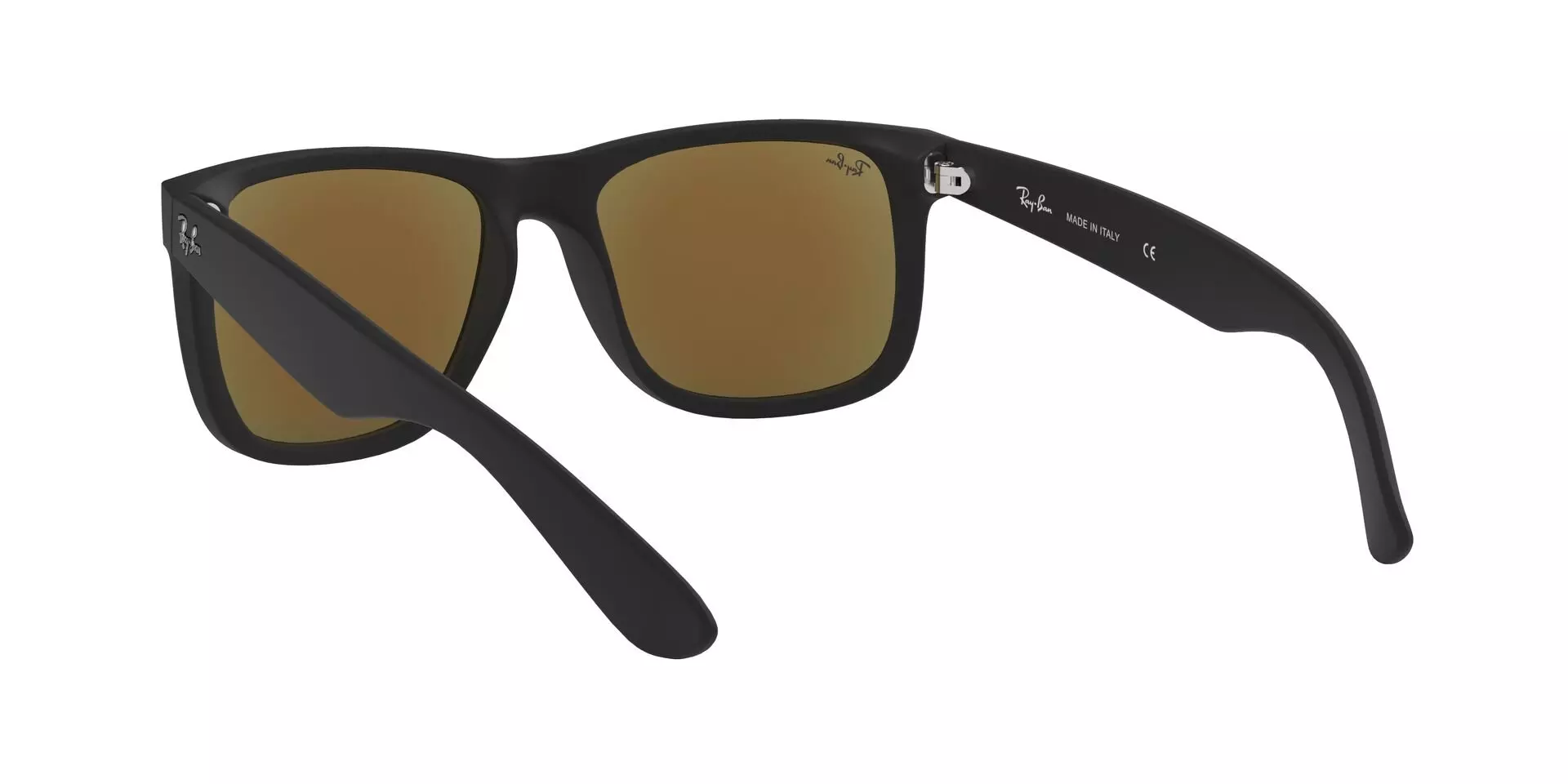Ray-Ban Justin Classic Sunglasses-Black/Blue - BLACK/BLUE