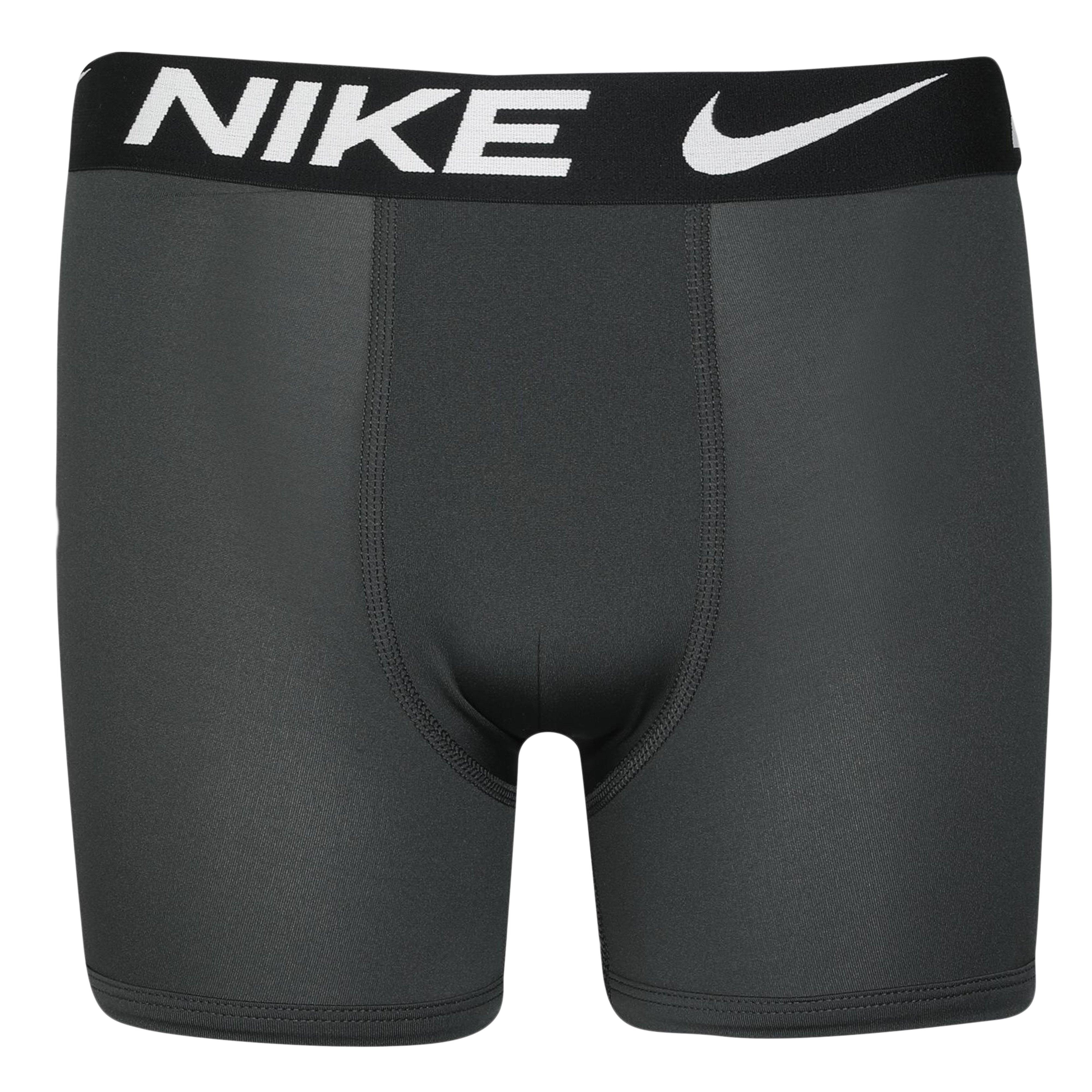 Nike Big Boys' Essential Micro Boxer Briefs (3 Pack)-Red/Black/Grey -  Hibbett