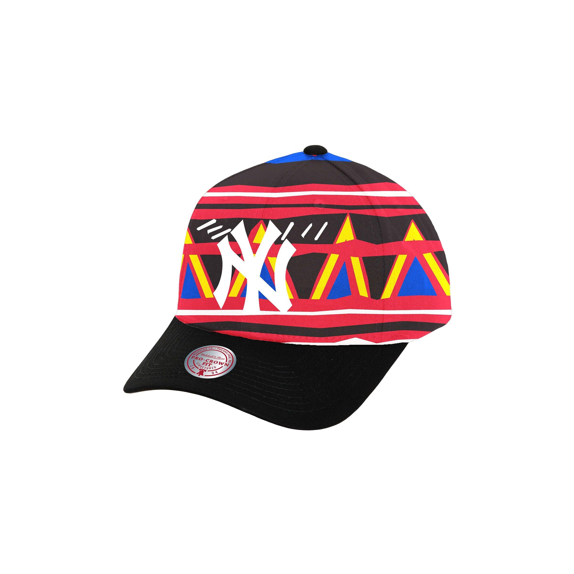 Mitchell & Ness Throwback Pro Crown New York Yankees Snapback Hat​ - MULTI-COLOR