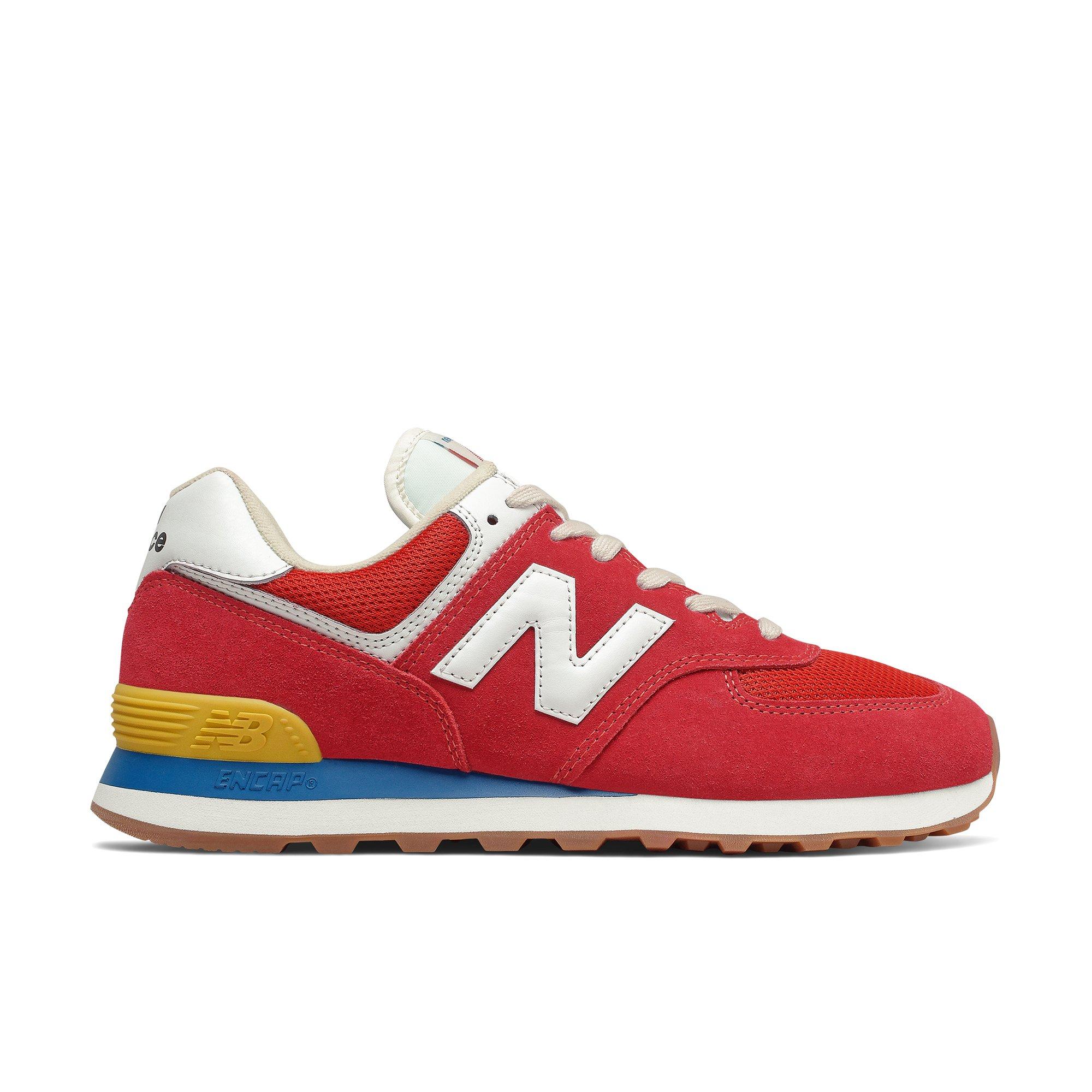 New balance 574 sales red and white