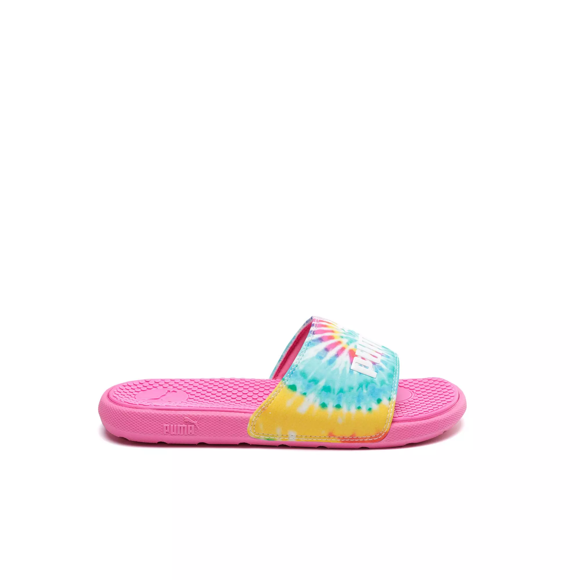 Puma Cool Cat "Tie Dye" Preschool Girls' Slide - PINK