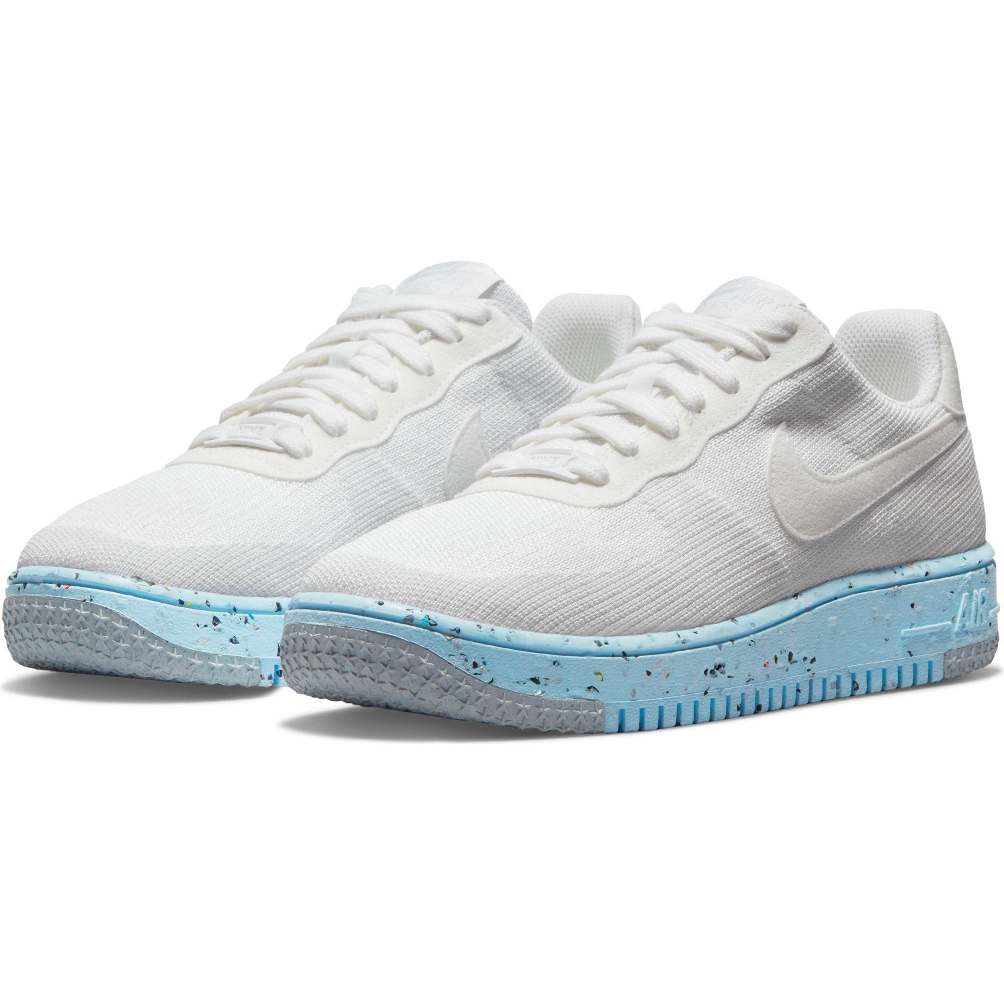 Nike Force 1 Crater FlyKnit "White/Pure Platinum" Women's Shoe