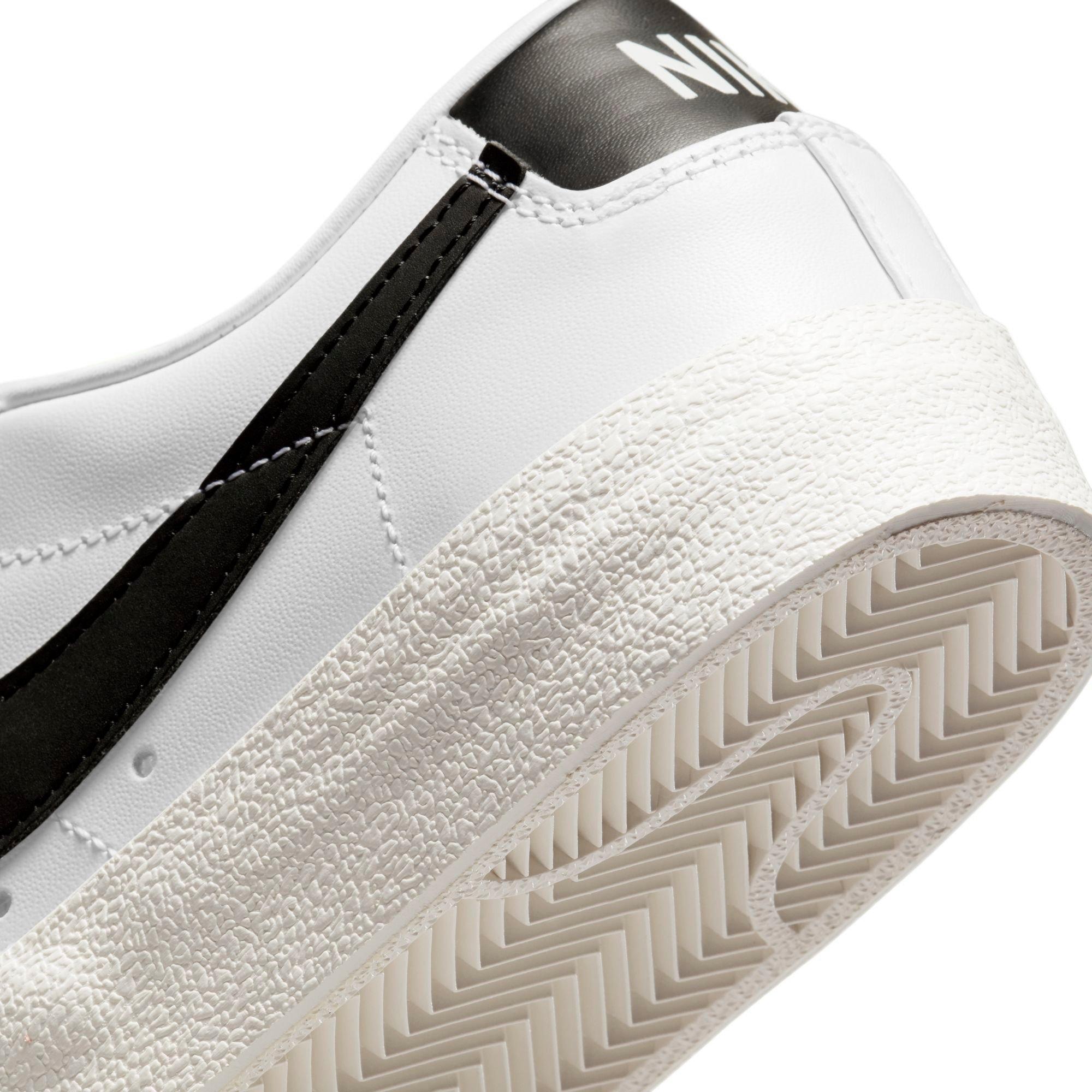 Nike Blazer Low '77 "White/Black/Sail" Women's Shoe - WHITE/BLACK Thumbnail View 9