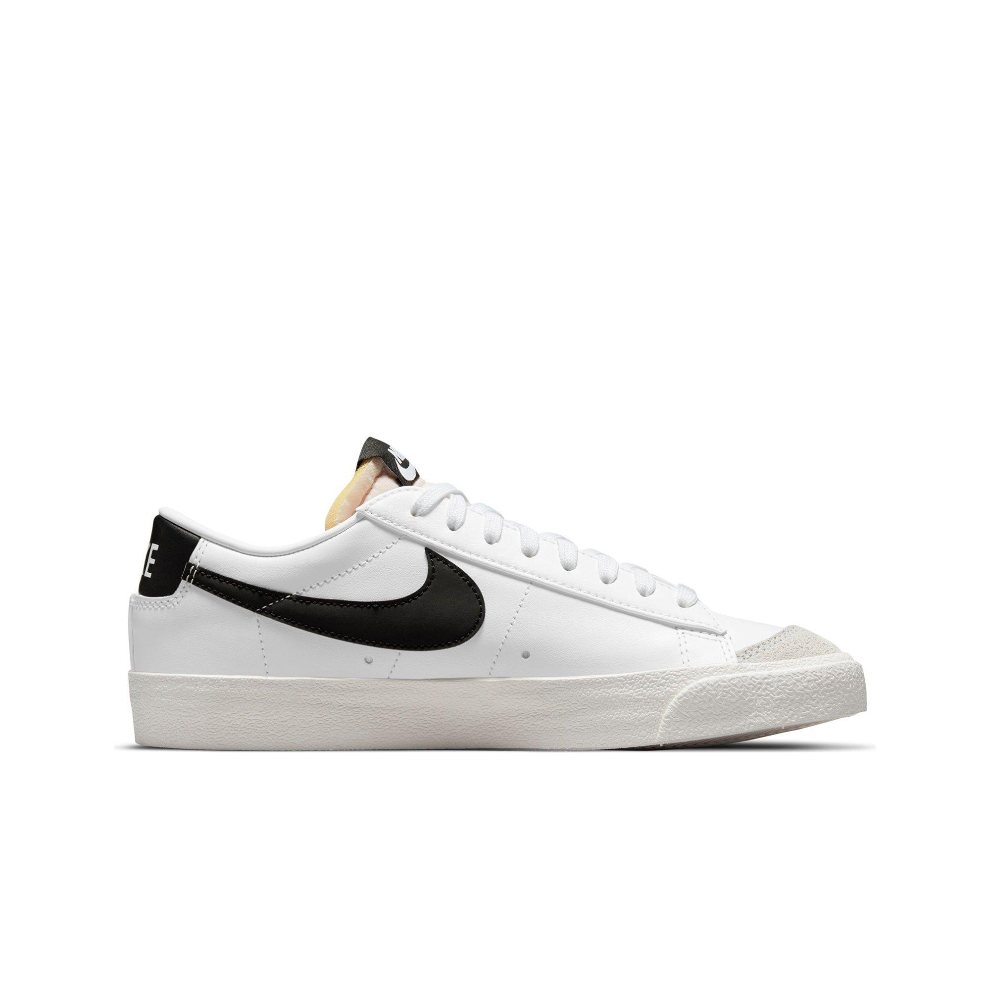Nike Blazer Low '77 "White/Black/Sail" Women's Shoe - WHITE/BLACK Thumbnail View 2