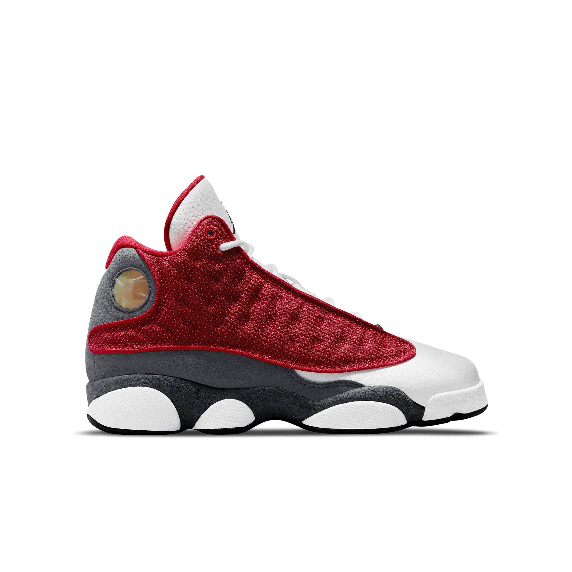 Jordan 13 Retro Gym Red/Flint/White Grade School Kids' Shoe - Hibbett