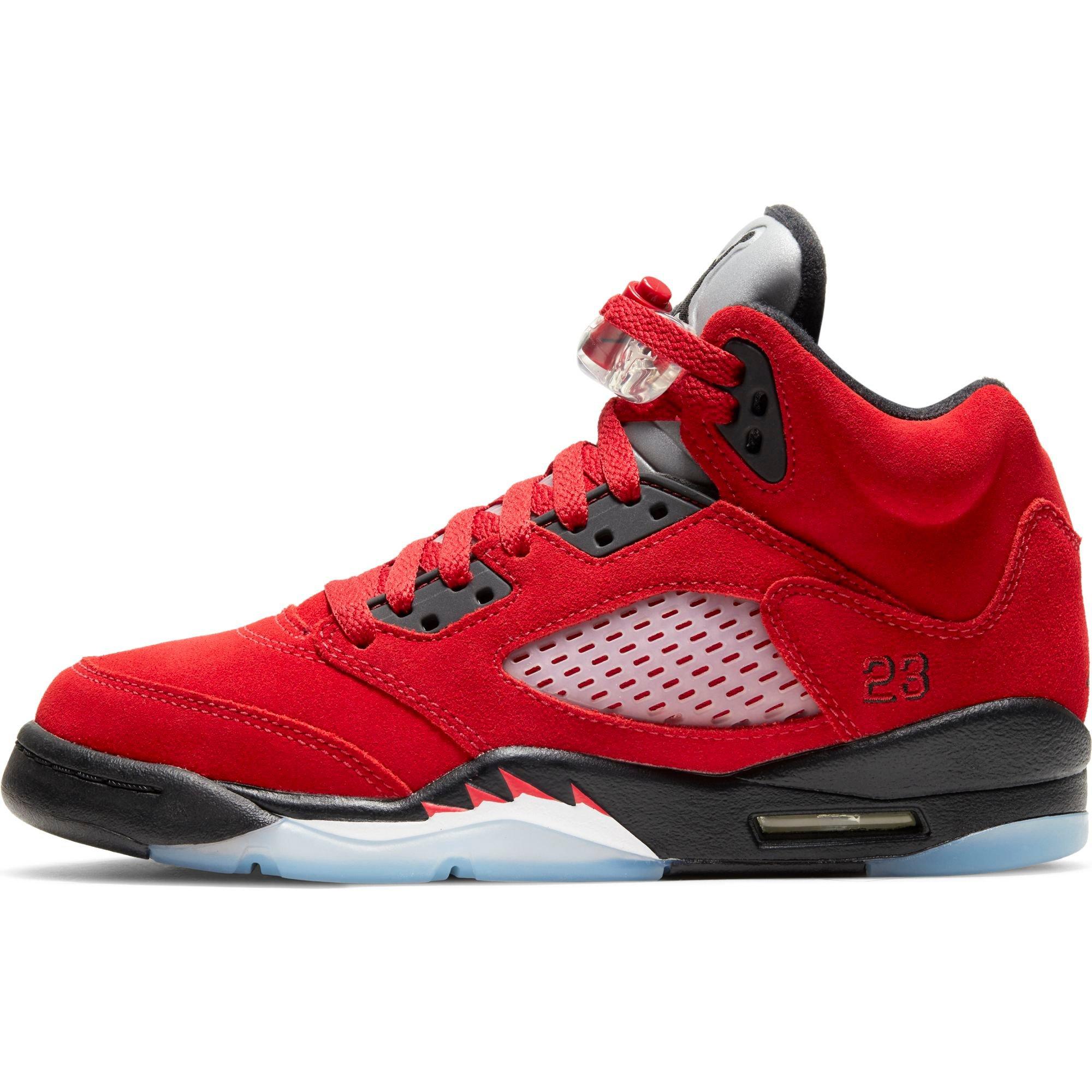 boys jordans red
