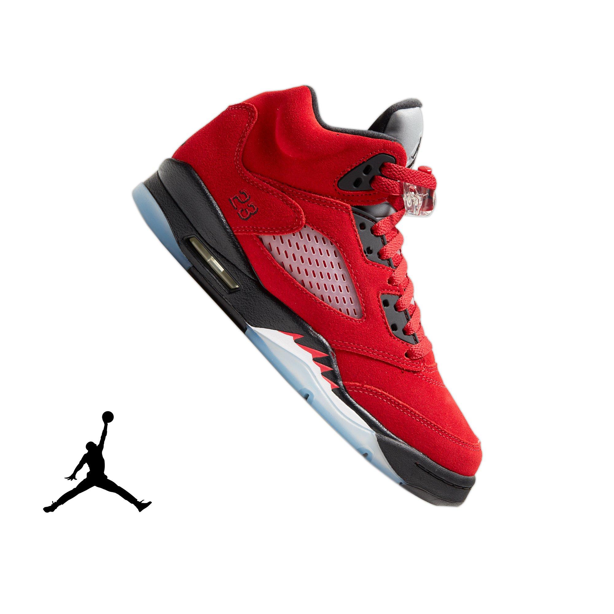 air jordan 5 black red