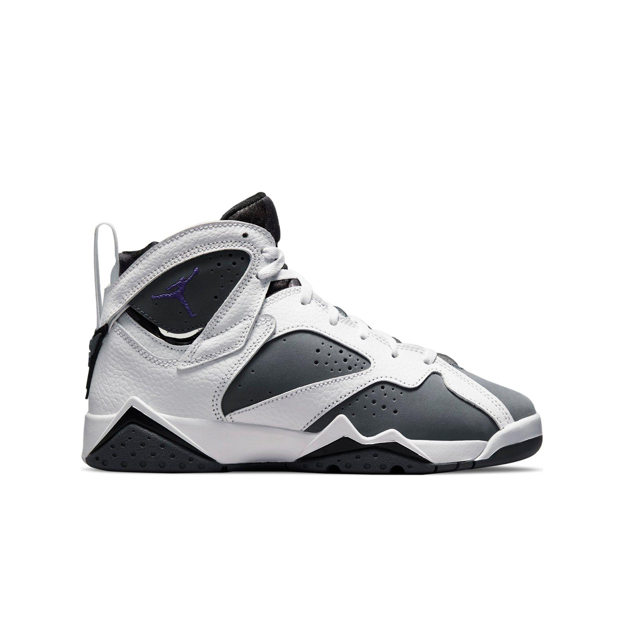 jordan retro 7 white and grey