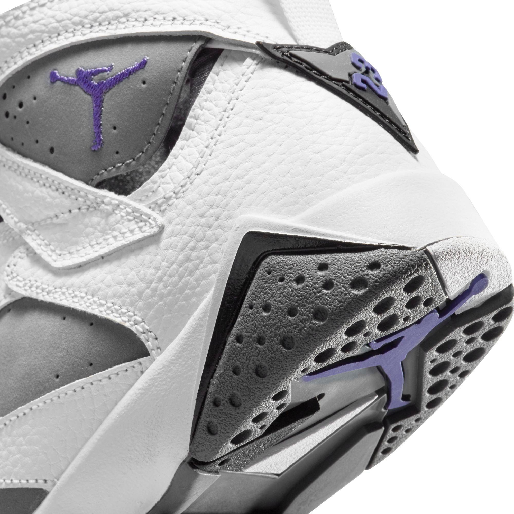 jordan 7s grey and white