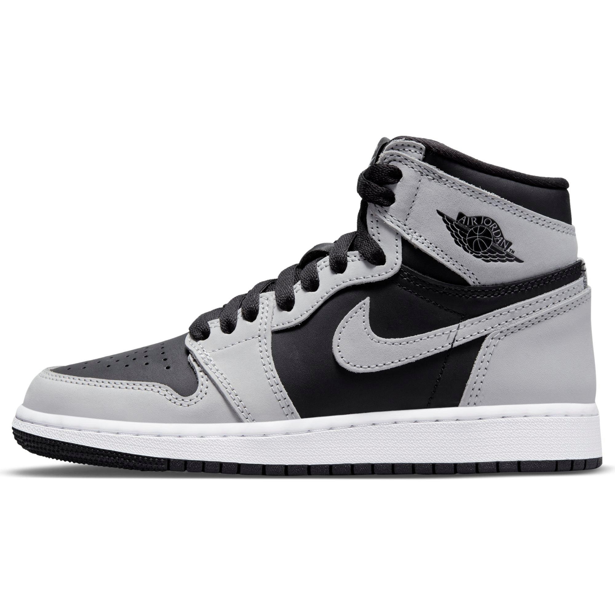 grey and black jordan retro 1