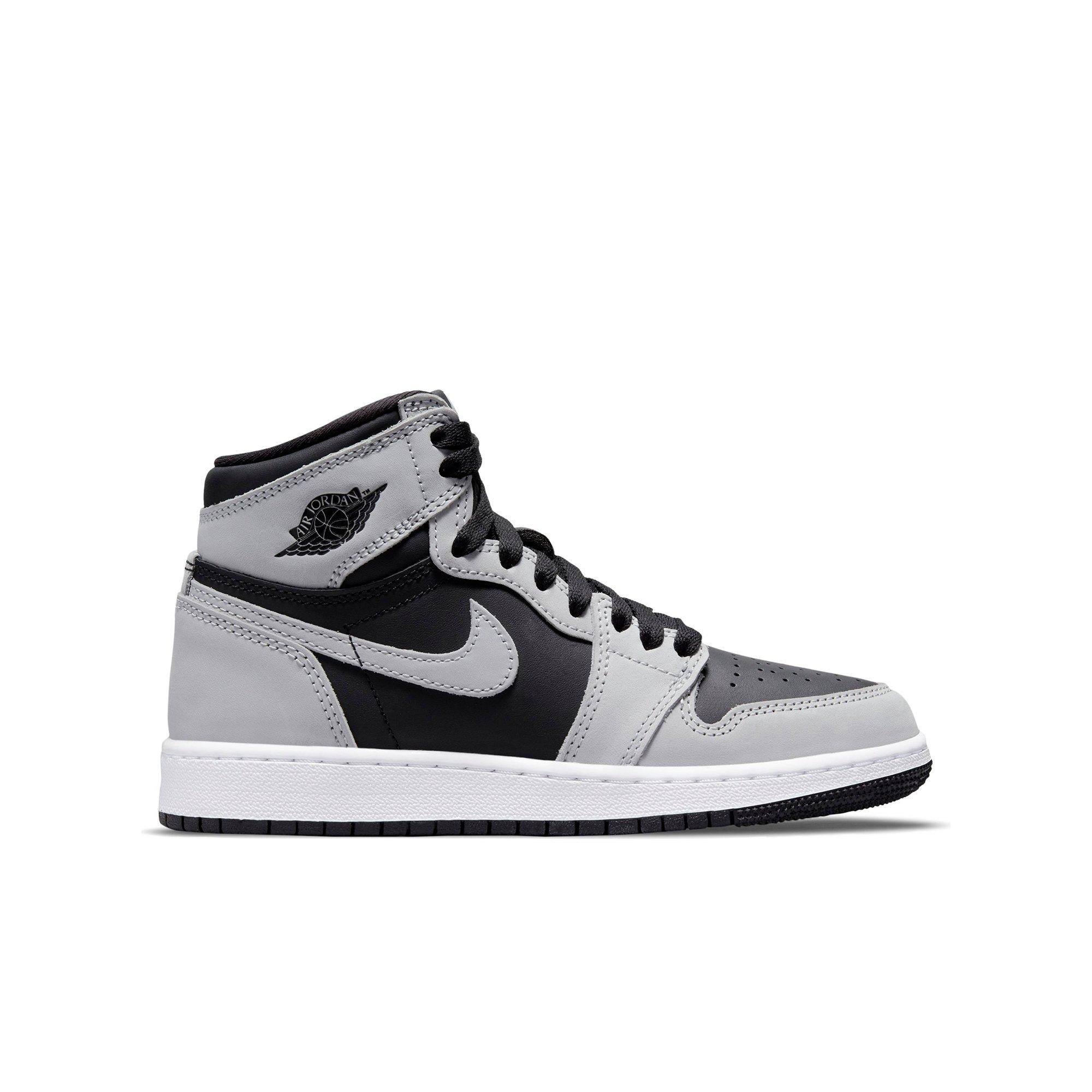 black and white jordans youth