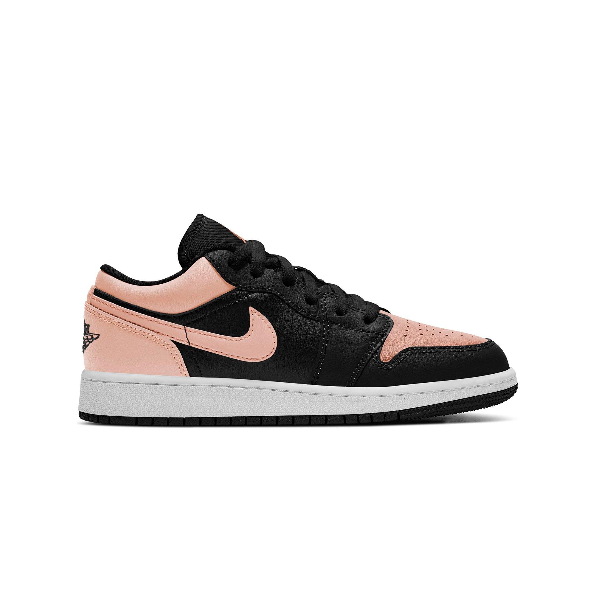 Jordan 1 Low Black Arctic Orange White Grade School Kids Shoe Hibbett City Gear