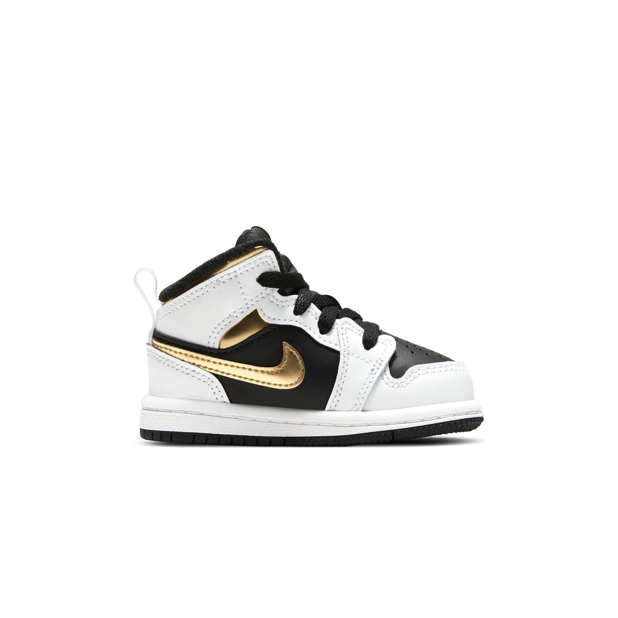 black and gold jordans for toddlers