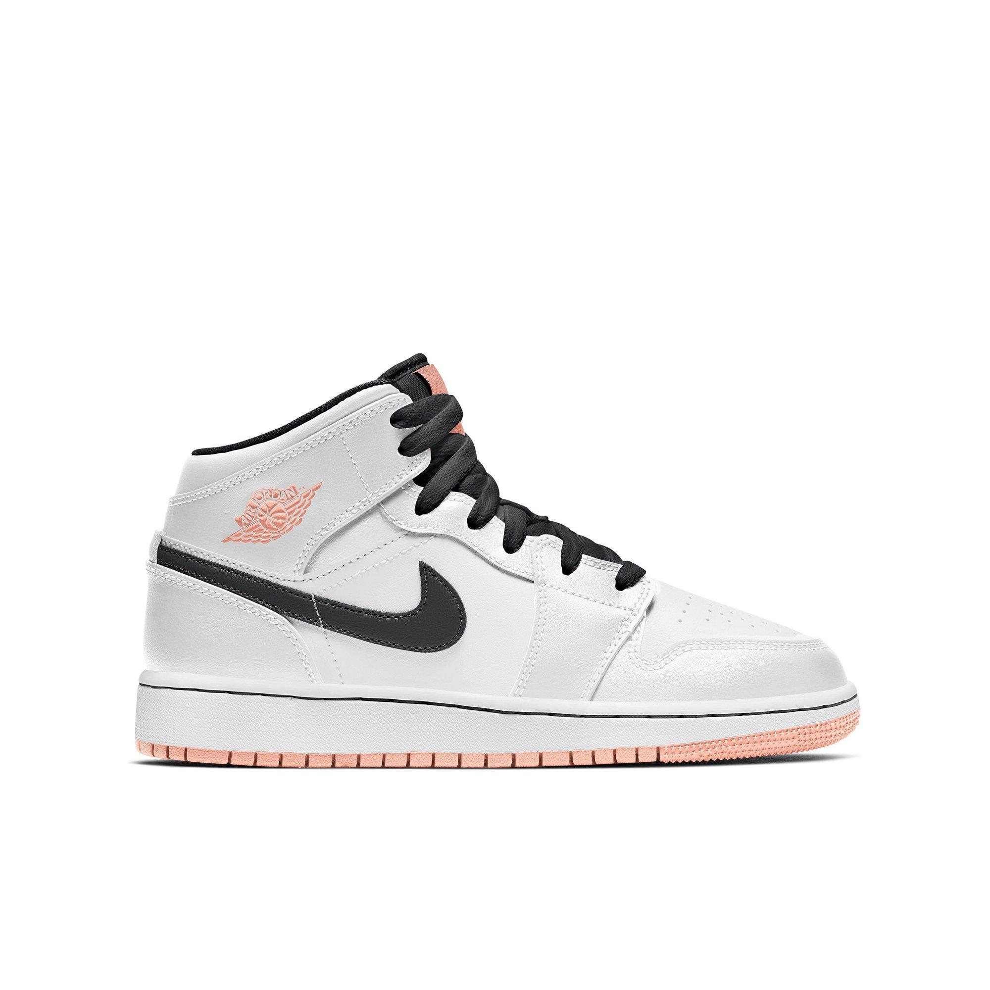orange jordan 1 grade school