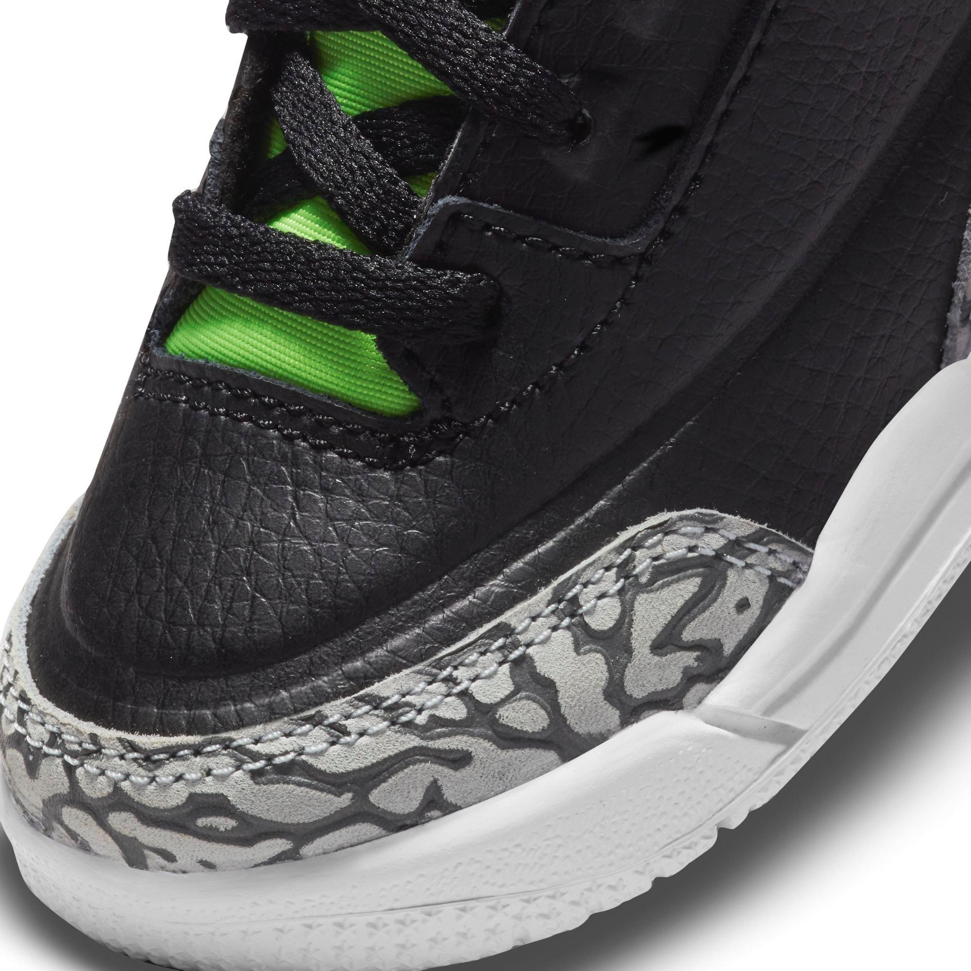Jordan 3 Retro Se Black White Electric Green Toddler Kids Shoe Hibbett City Gear