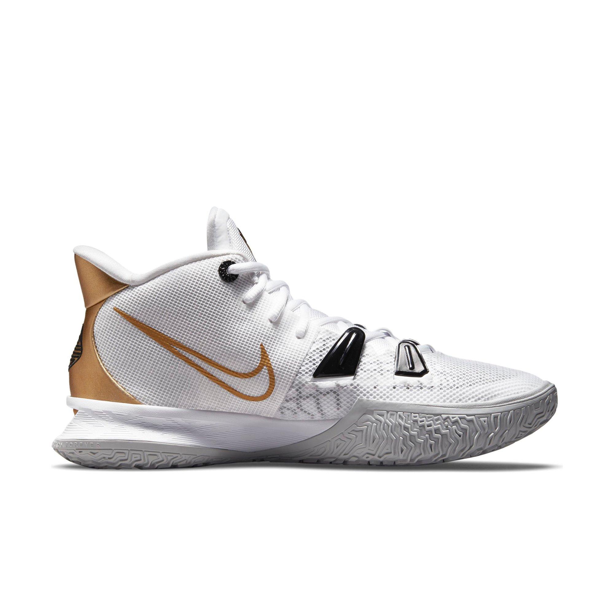 Kyrie irving store shoes white gold