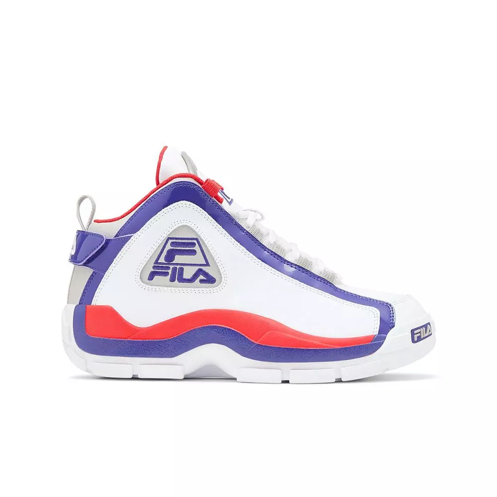 FILA Grant Hill 2 "White/Navy/Red" Men's Shoe - WHITE/NAVY/RED