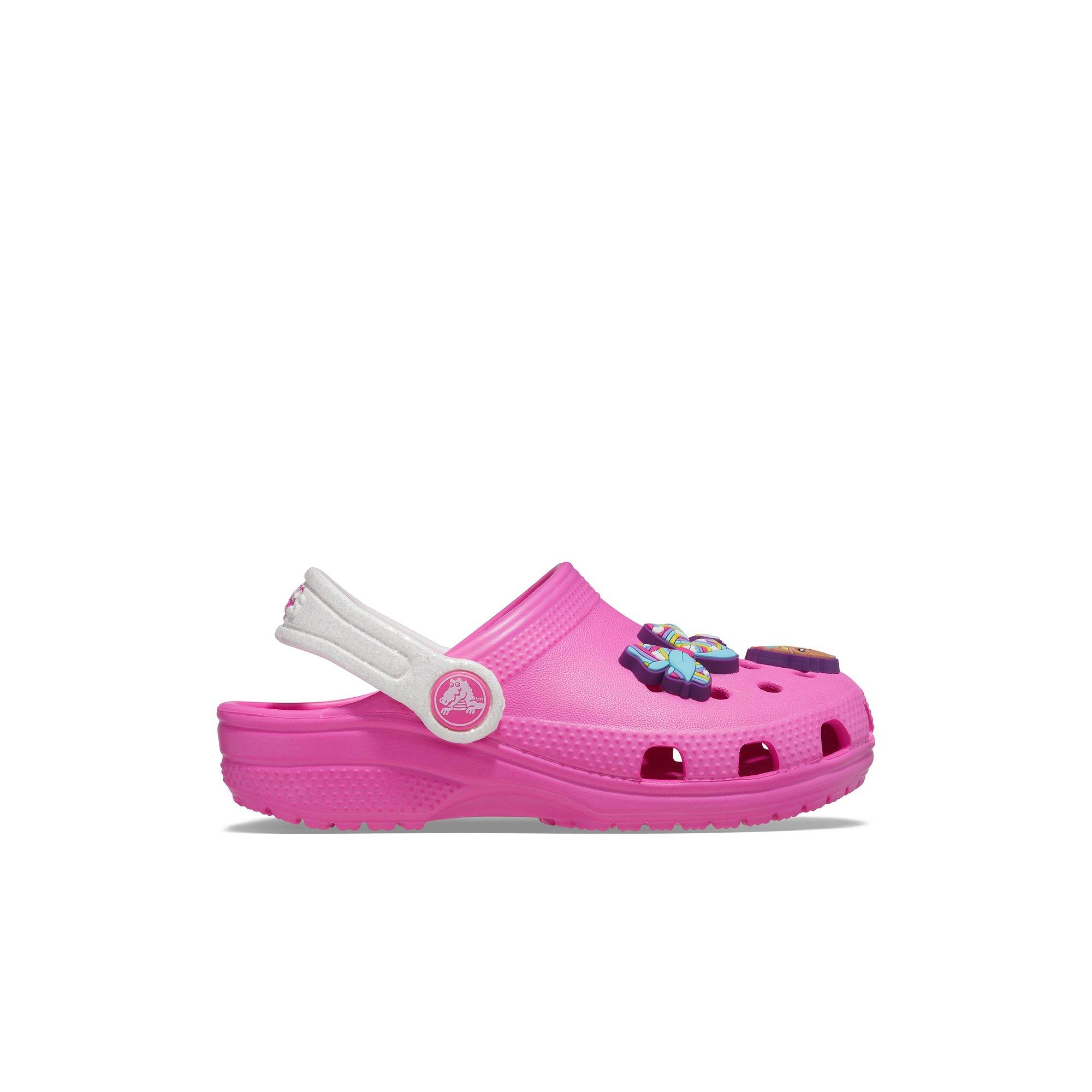 Crocs Classic Fun Lab Jojo Siwa "Pink" Preschool Girls' Clog Hibbett City Gear
