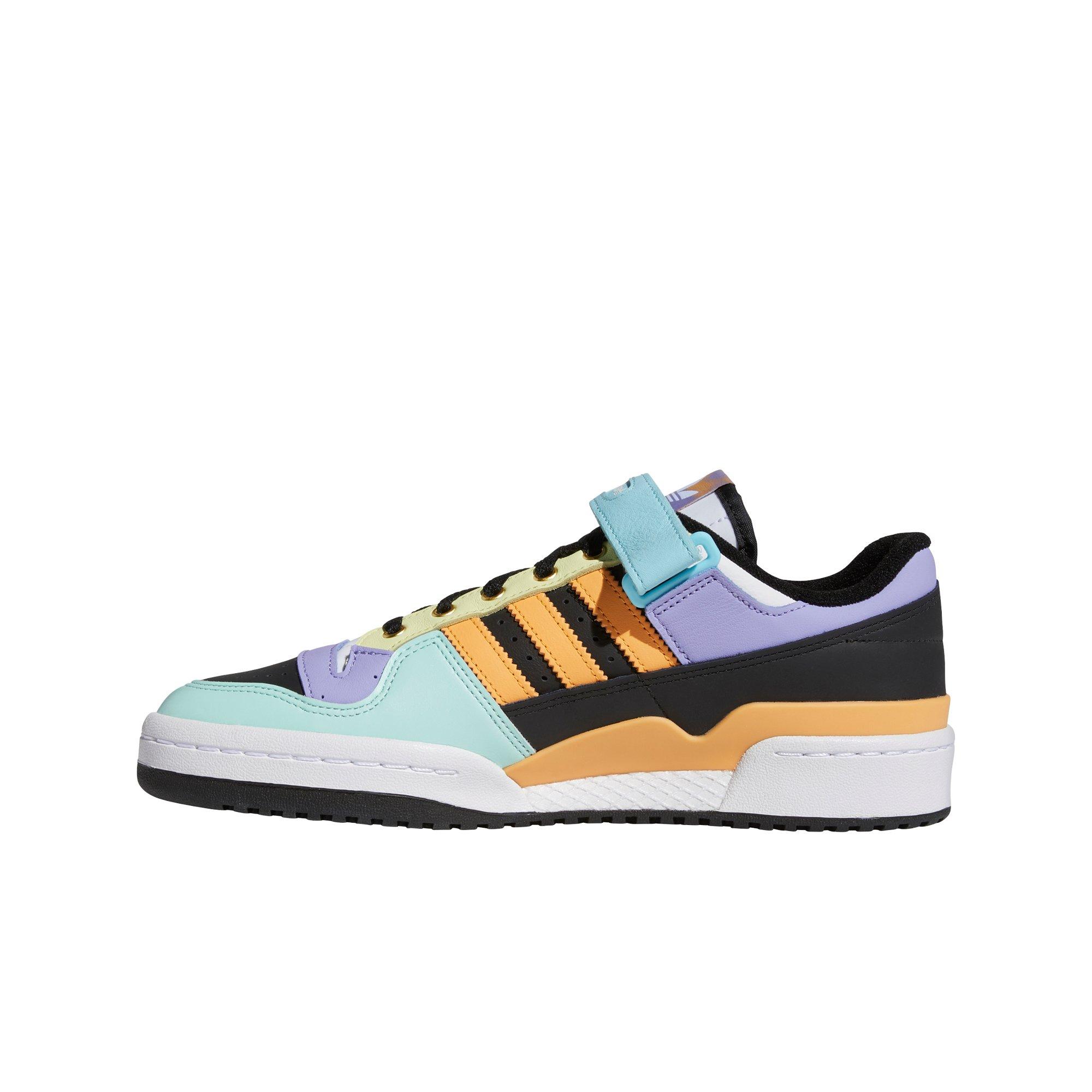 multicoloured adidas trainers