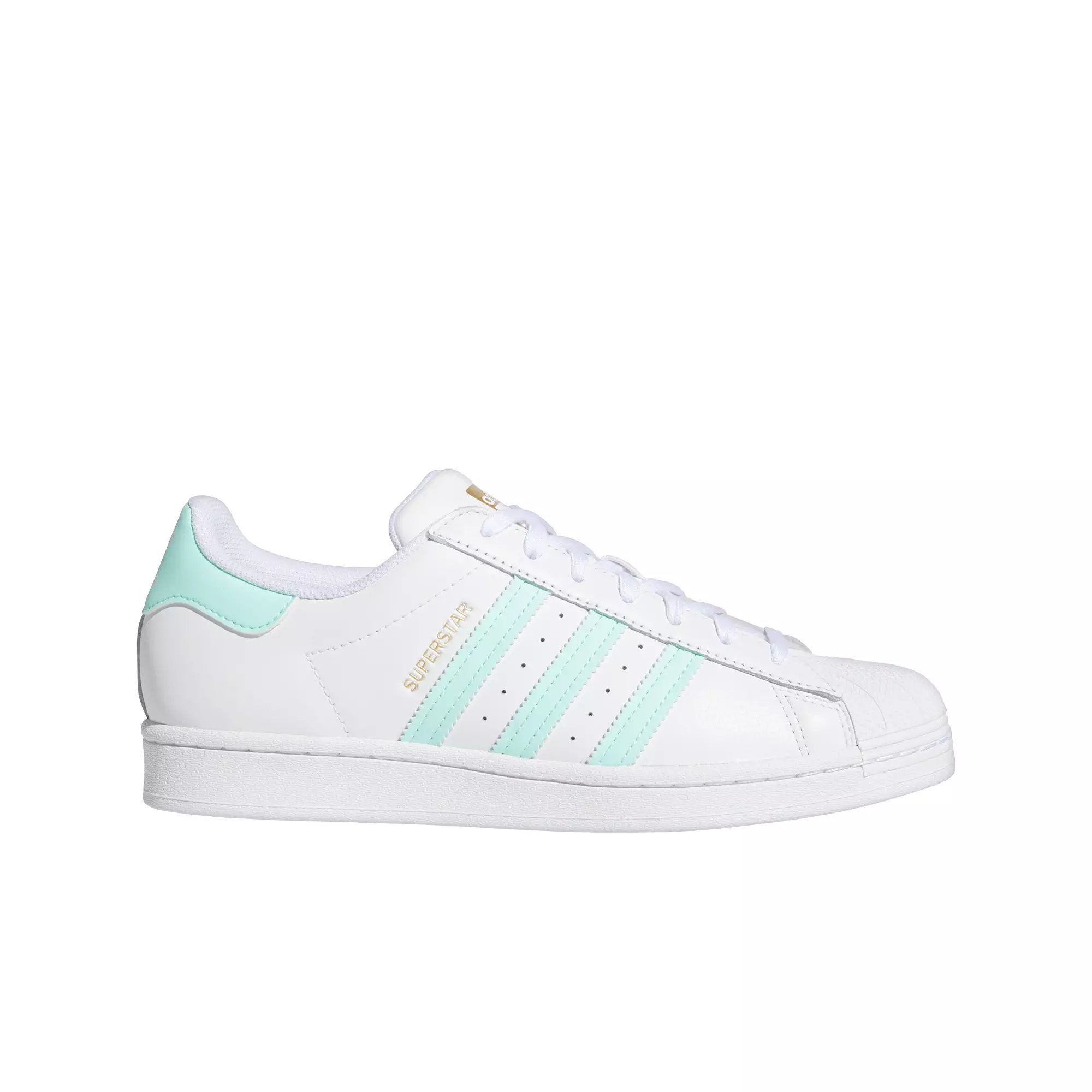 adidas Superstar "Cloud White/Mint" Men's Shoe - WHITE/MINT