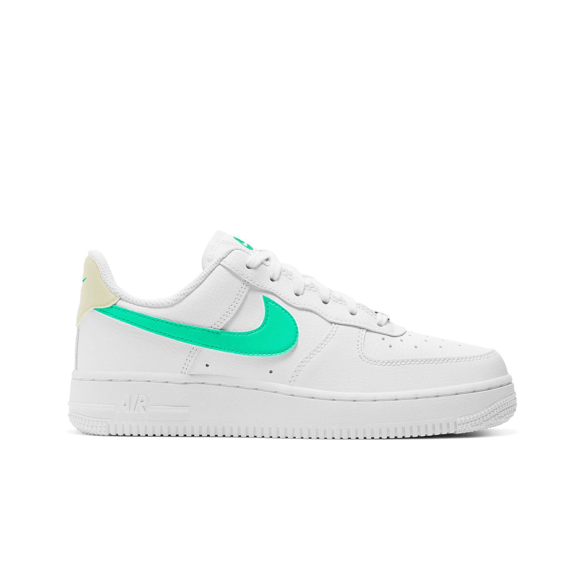 Nike Air Force 1 '07 White/Green Glow Women's Shoes, Size: 7.5