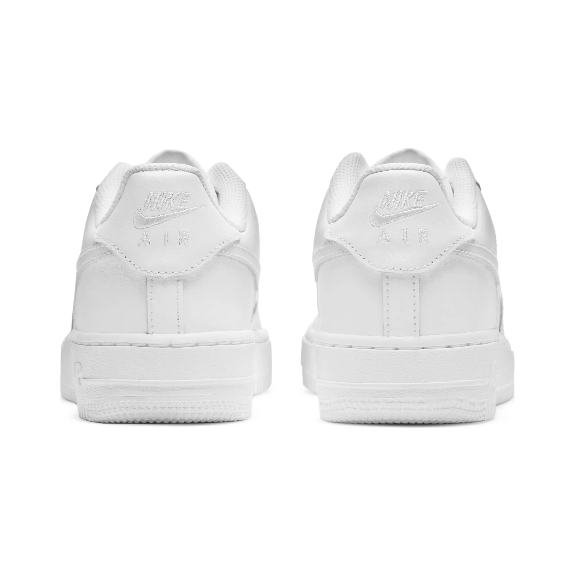 Nike Air Force 1 LE "White/White" Grade School Kids' Shoe - WHITE