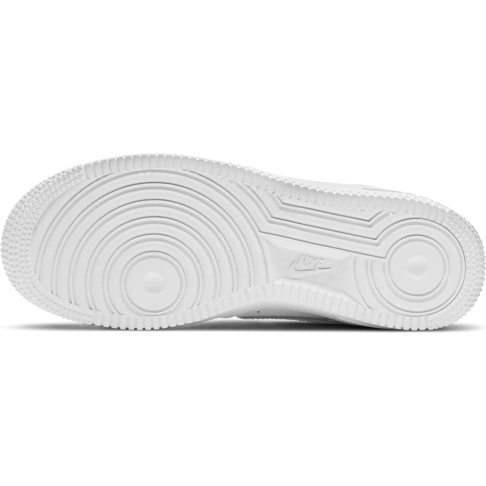 Nike Air Force 1 LE "White/White" Grade School Kids' Shoe - WHITE