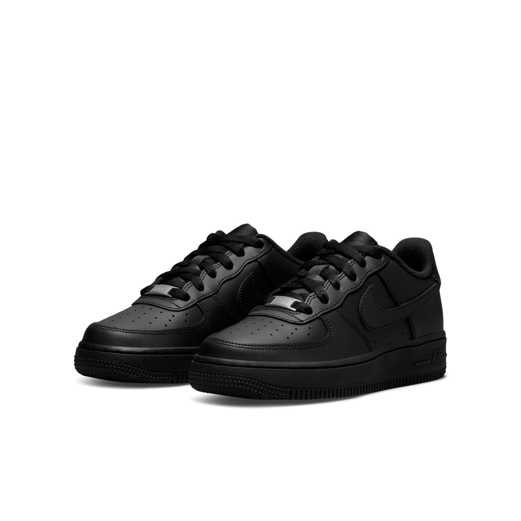 Nike Air Force 1 LE "Black" Grade School Kids' Shoe - BLACK Thumbnail View 5