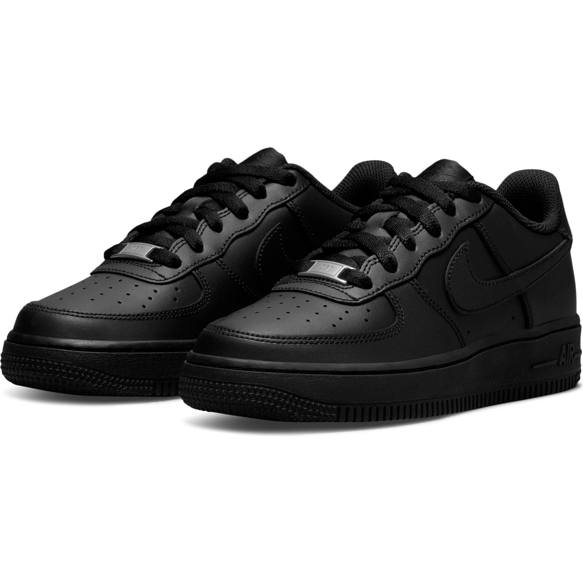 Kids Black Air Force 1 Shoes.