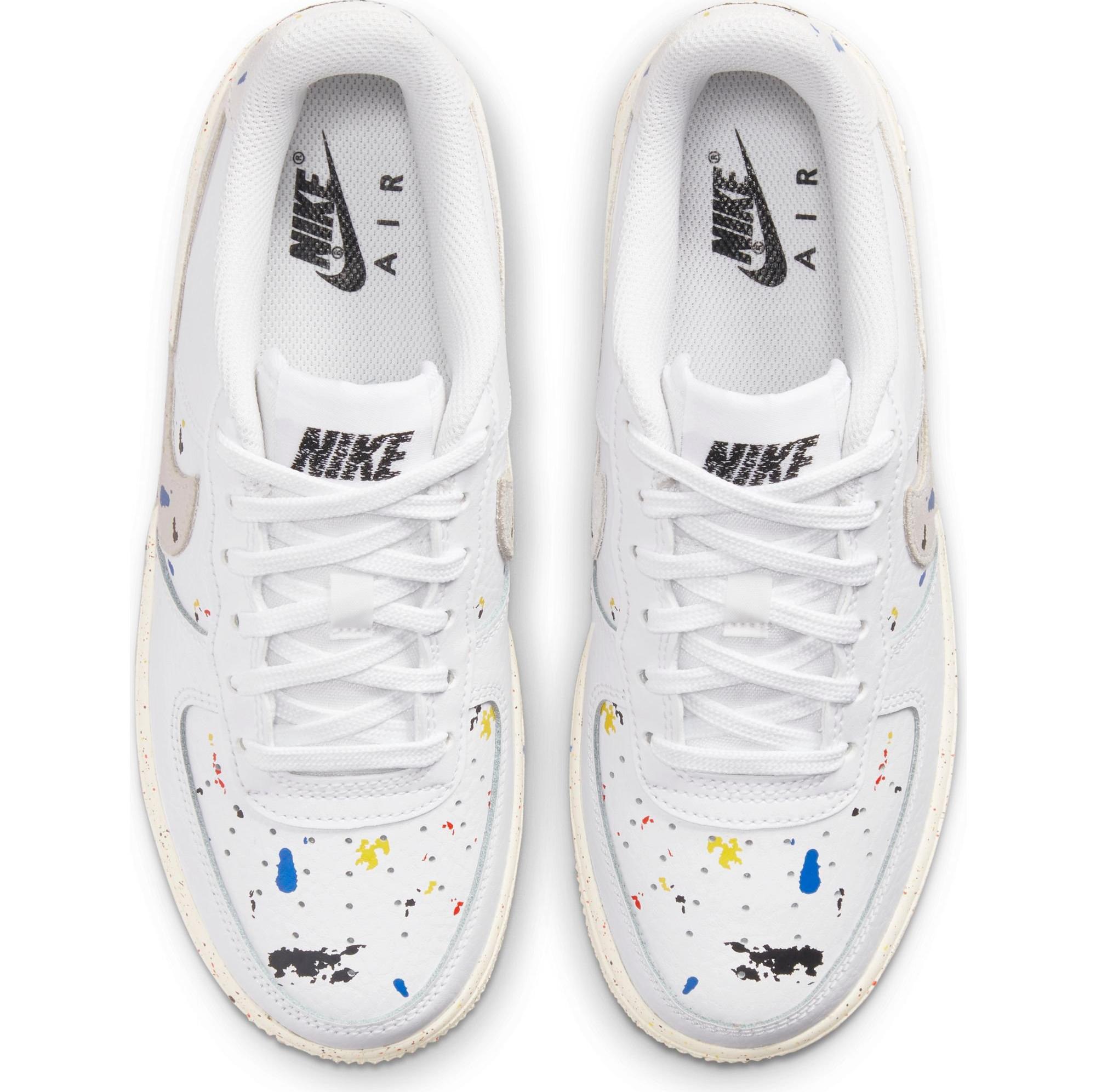  NC Children's White Shoes Spring New Leather Boys Sneakers air  Force one Casual Girls Sneakers Breathable 34码内长21.5cm 小银钩白色 : Clothing,  Shoes & Jewelry