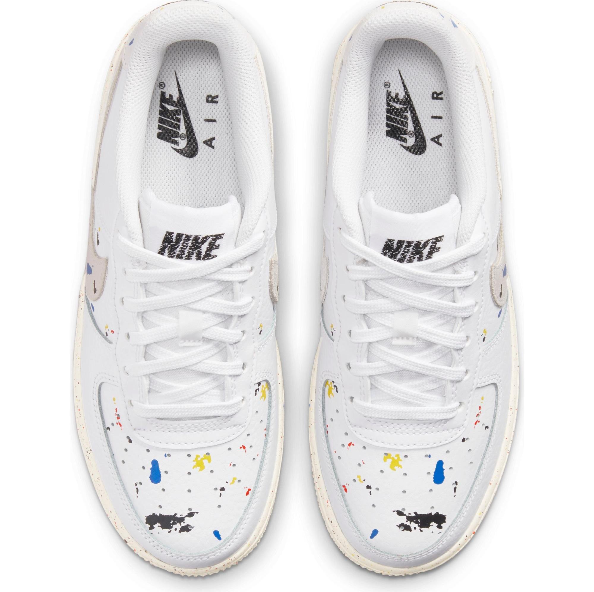  NC Children's White Shoes Spring New Leather Boys Sneakers air  Force one Casual Girls Sneakers Breathable 34码内长21.5cm 小银钩白色 : Clothing,  Shoes & Jewelry