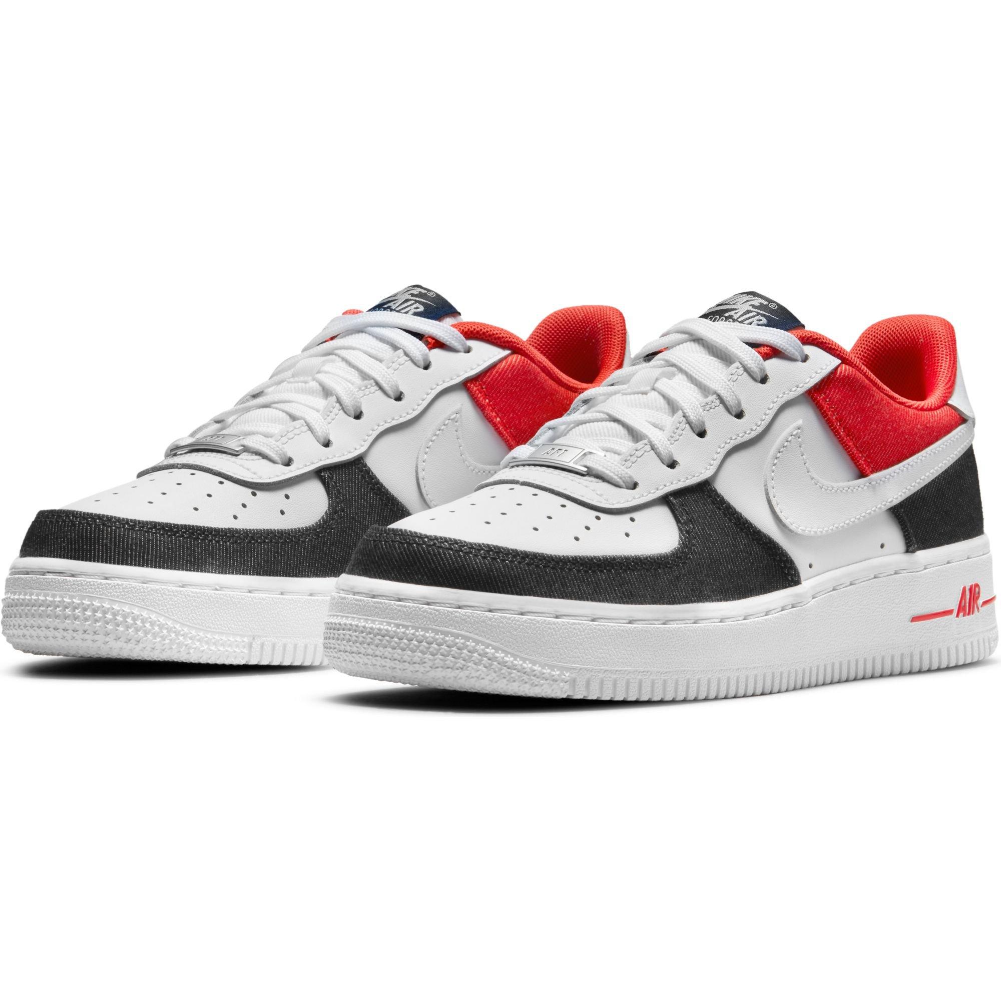 nike air force 1 07 lv8 blue white and red