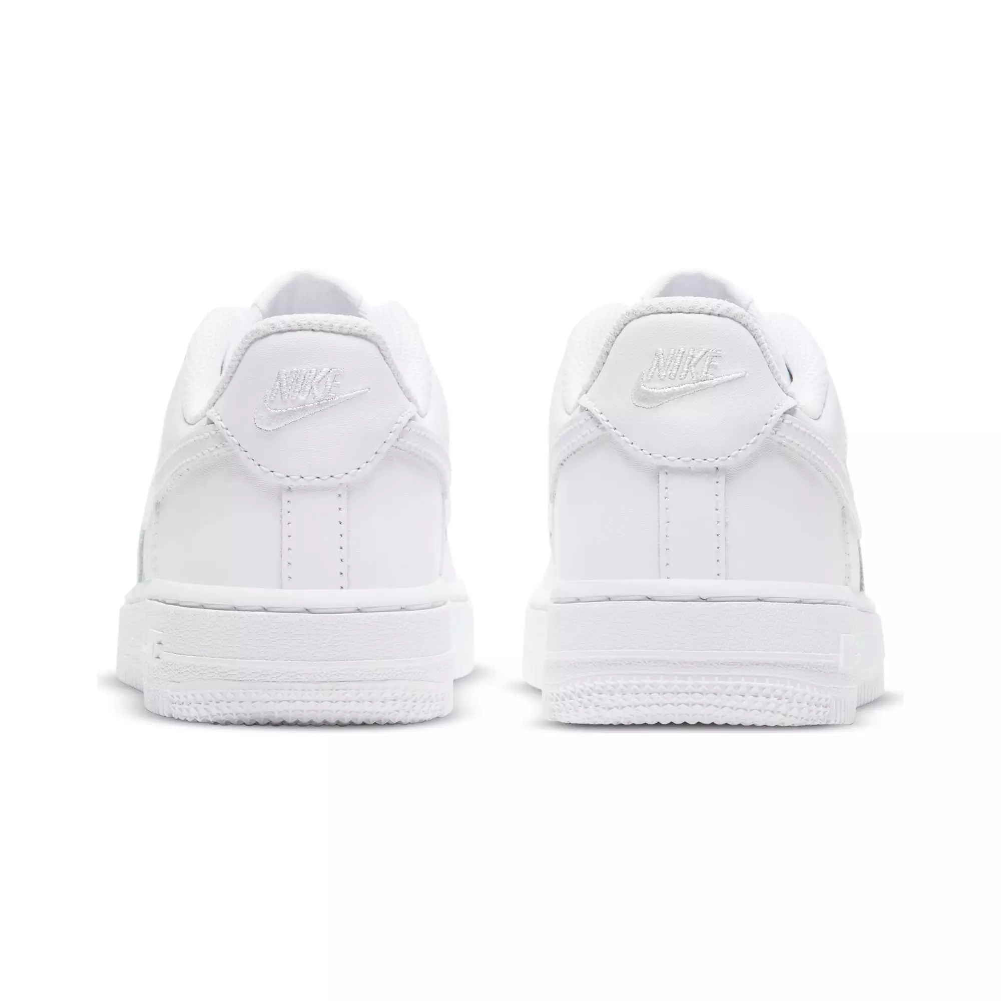 Nike Air Force 1 LE "White/White" Preschool Kids' Shoe - WHITE