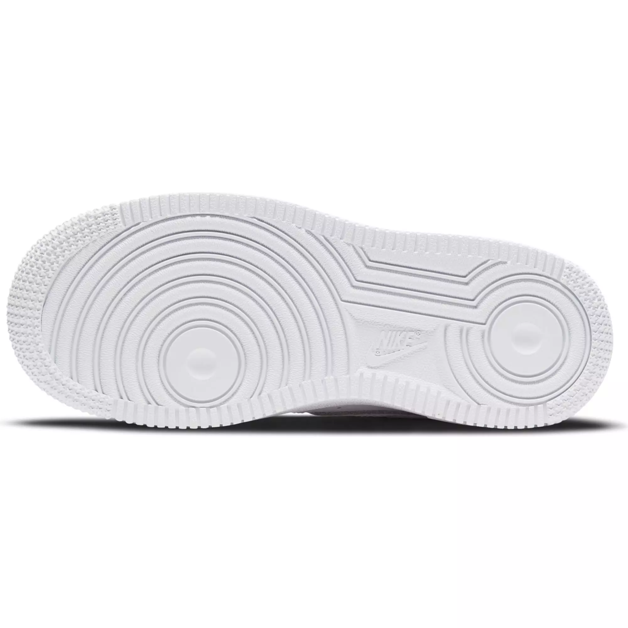 Nike Air Force 1 LE "White/White" Preschool Kids' Shoe - WHITE