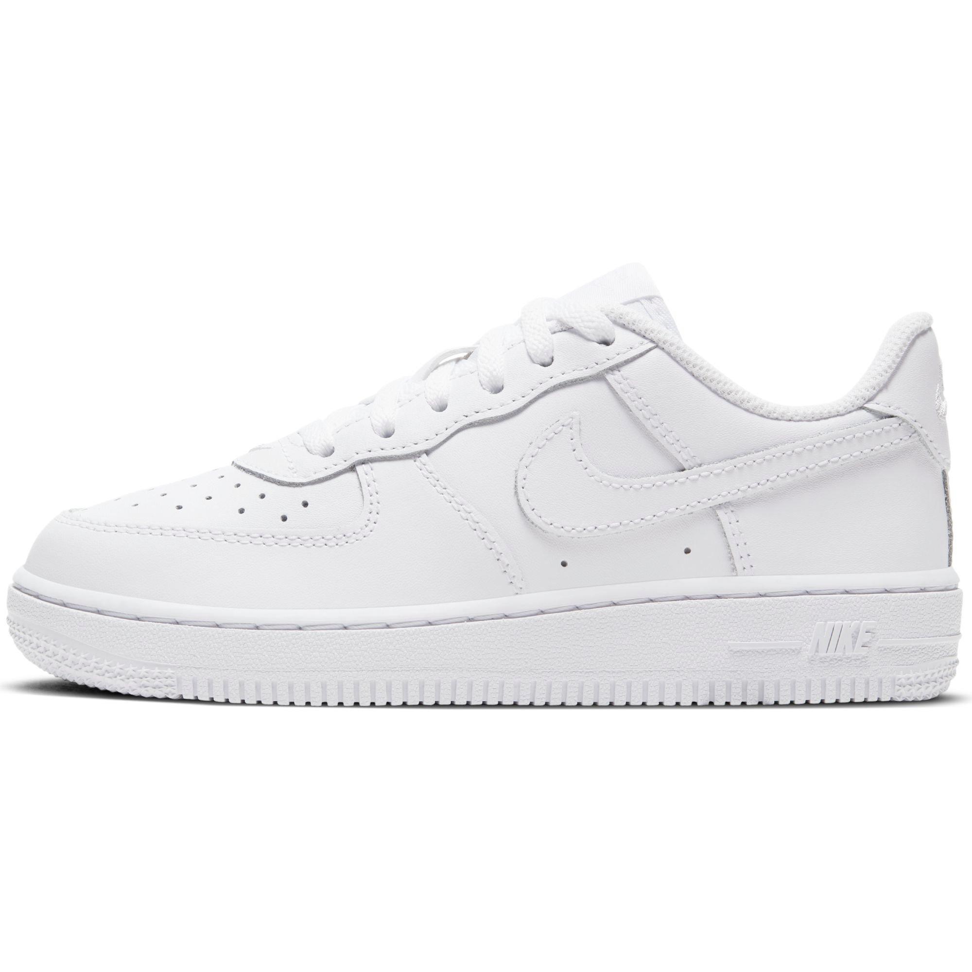 Nike Air Force 1 LE Preschool Kids' "White/White" Shoe