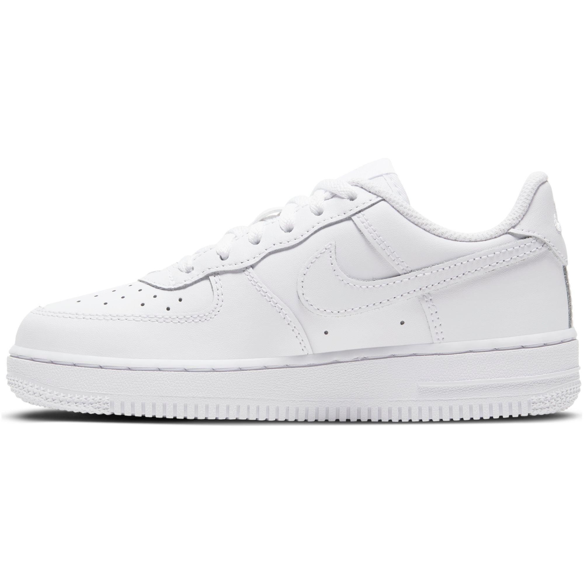 Nike Air Force 1 LE Preschool Kids' "White/White" Shoe