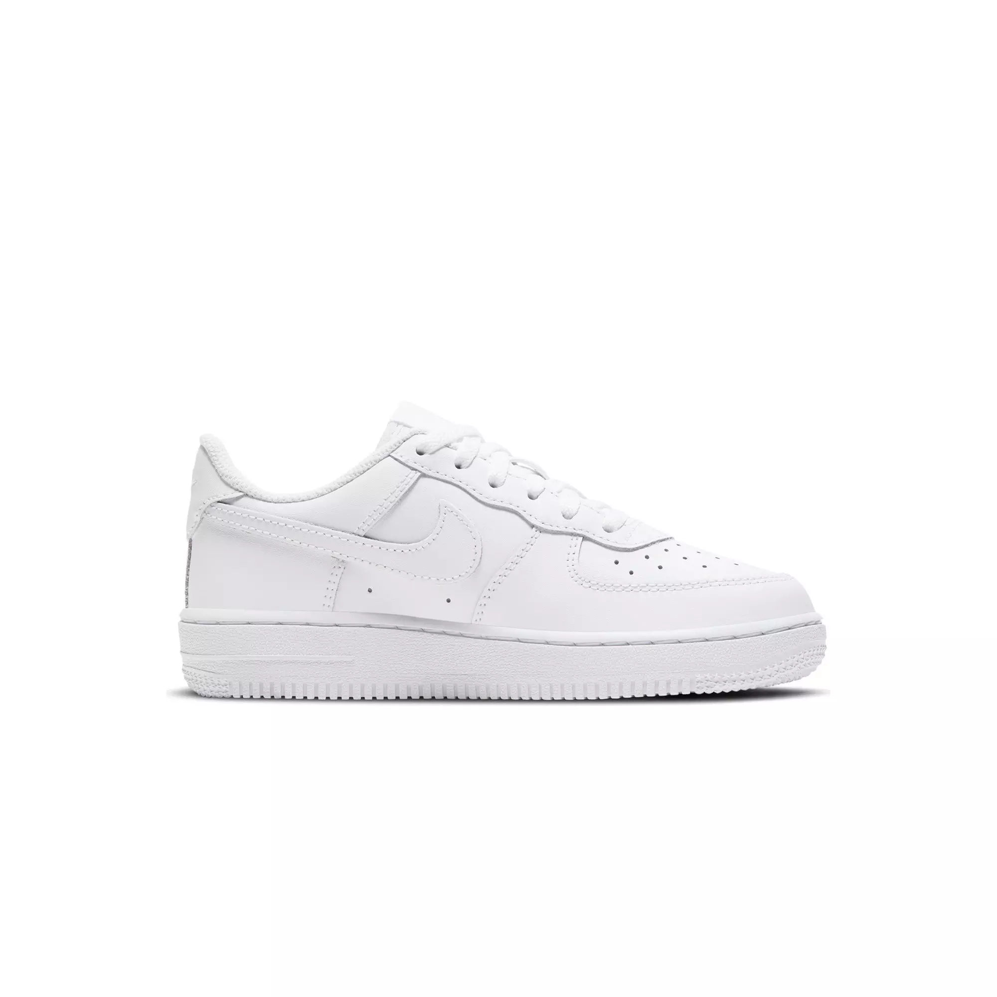 Nike Air Force 1 LE "White/White" Preschool Kids' Shoe - WHITE