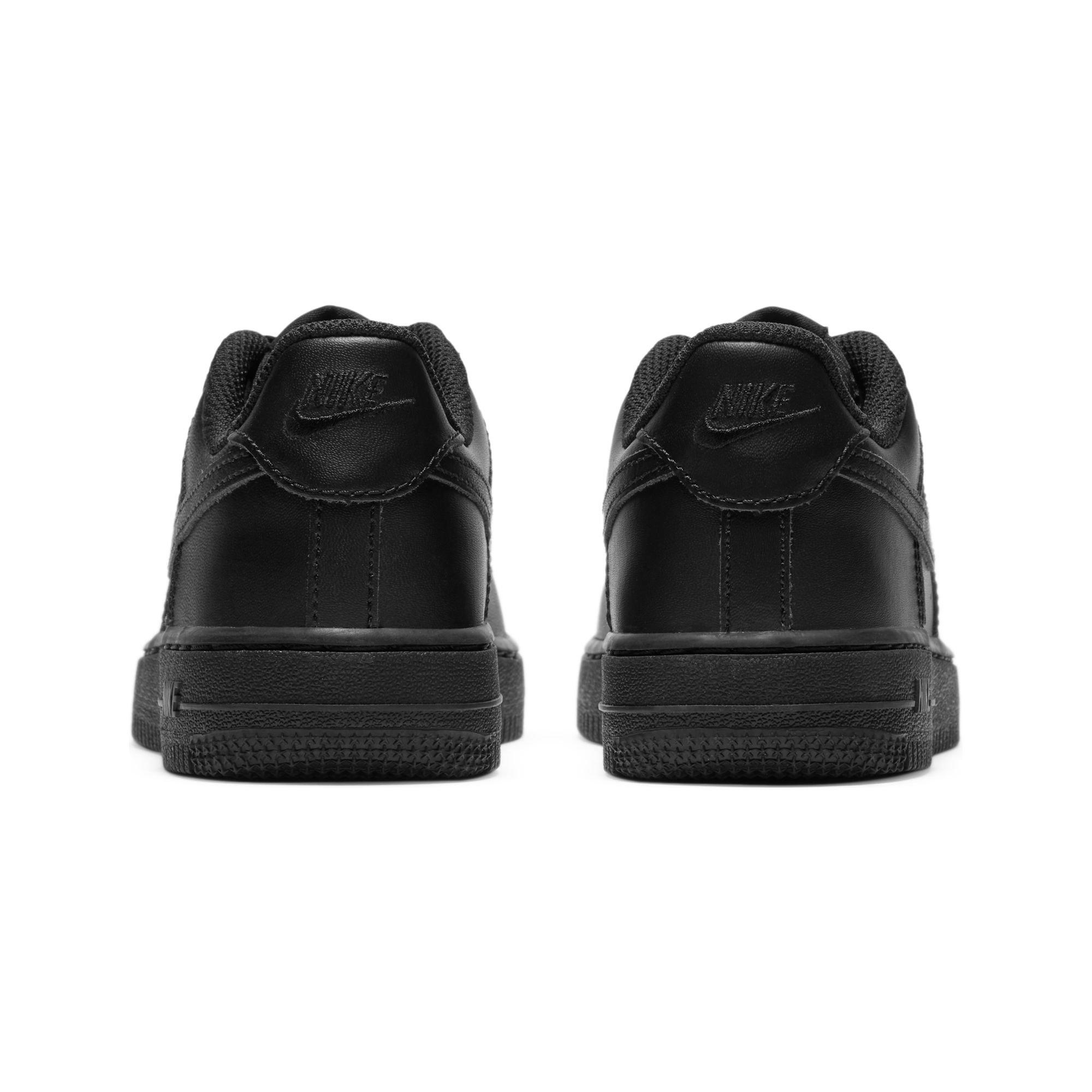 Nike Air Force 1 Le Black/Black Preschool Kids' Shoes, Size: 13