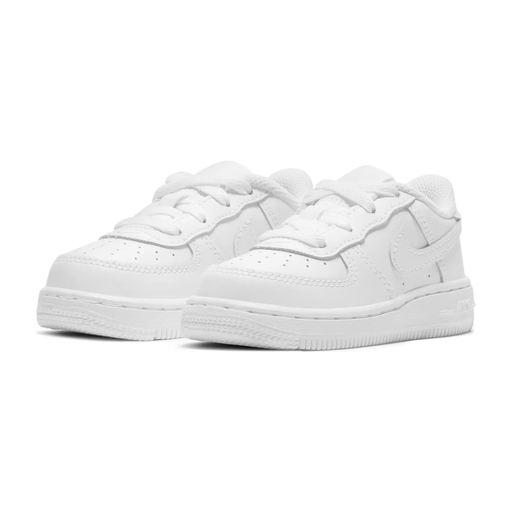 Nike Force 1 LE "White/White" Toddler Kids' Shoe - WHITE