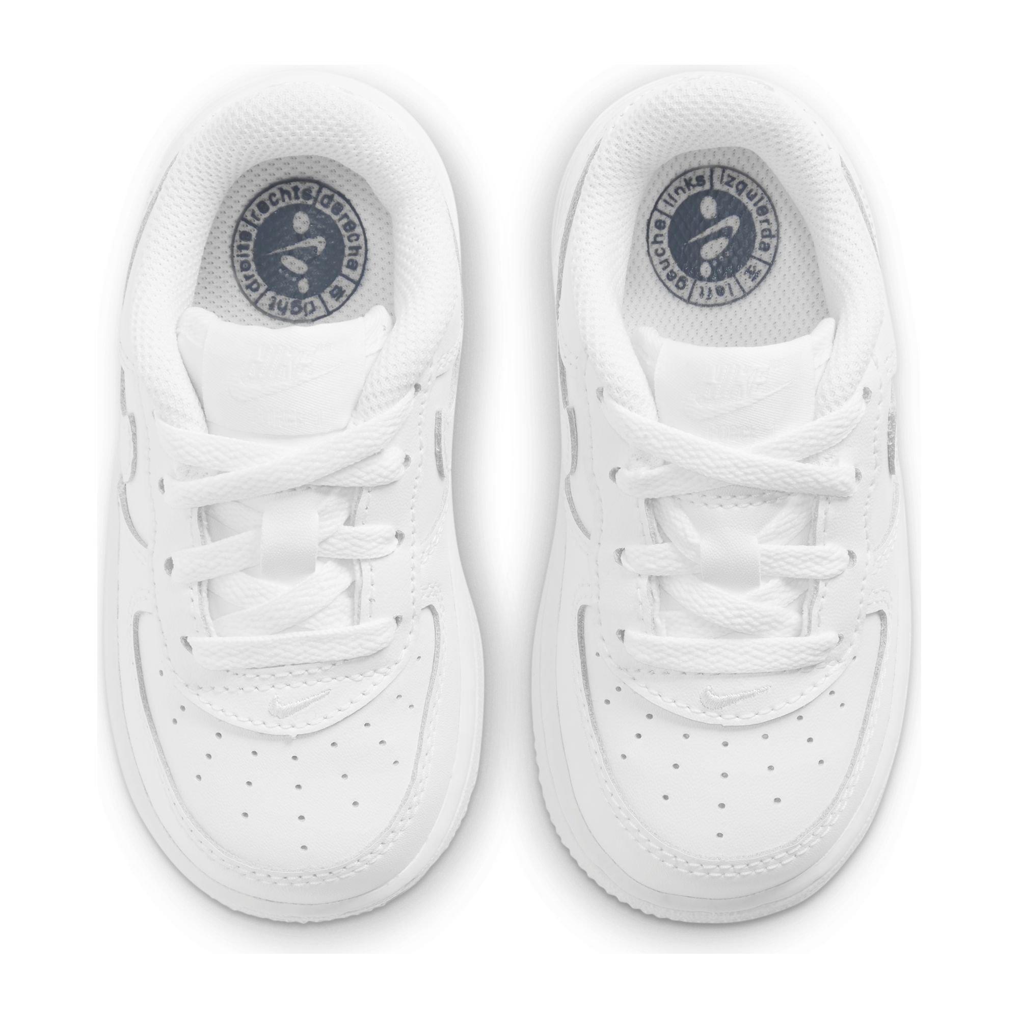 Nike Force 1 LE "White/White" Toddler Kids' Shoe