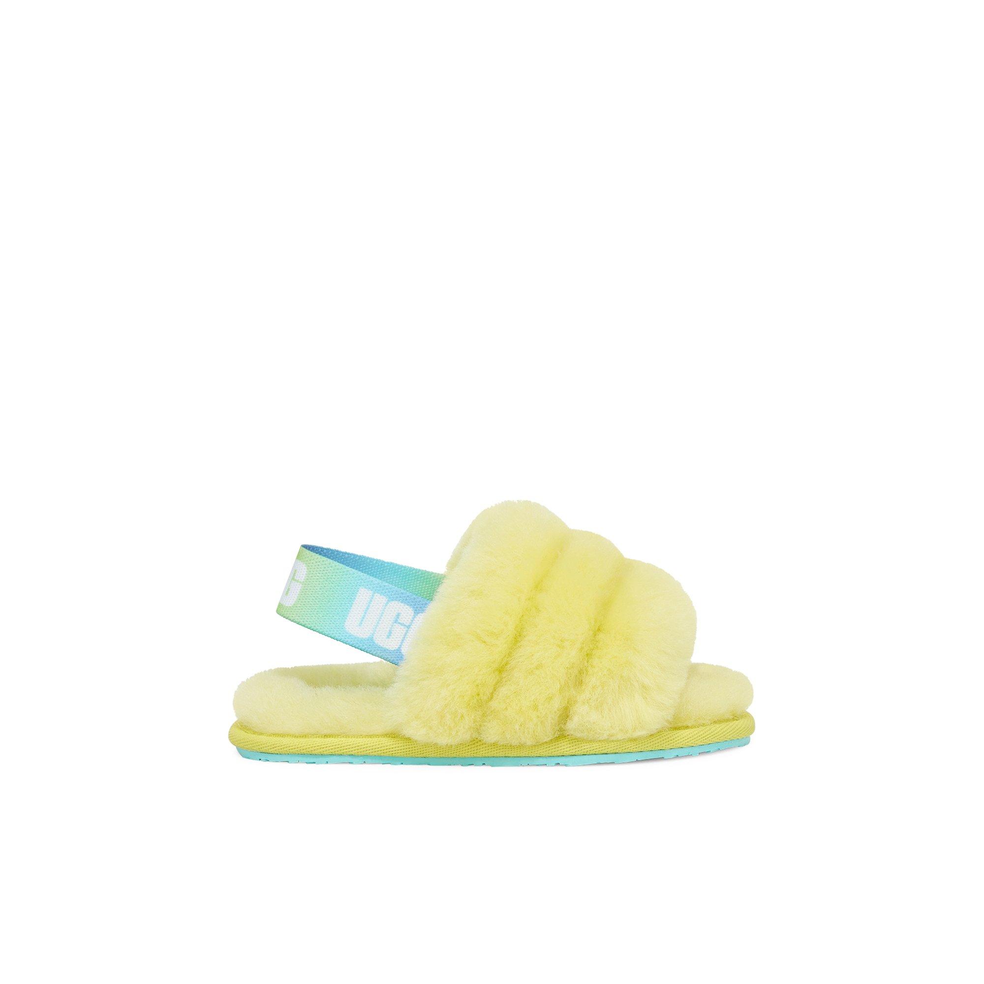 yellow ugg sandals