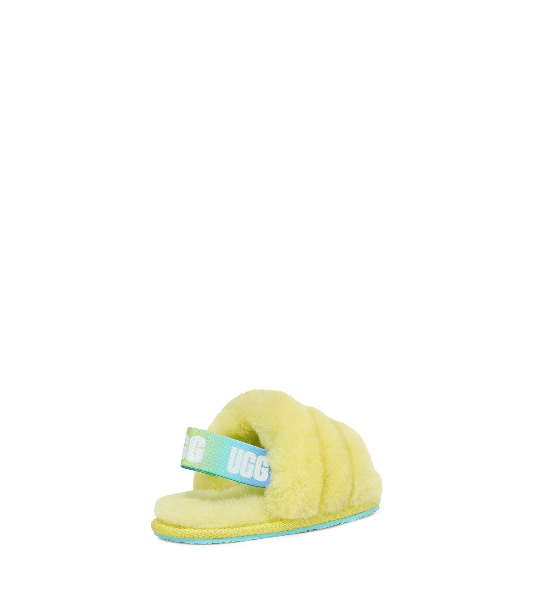 yellow uggs slides