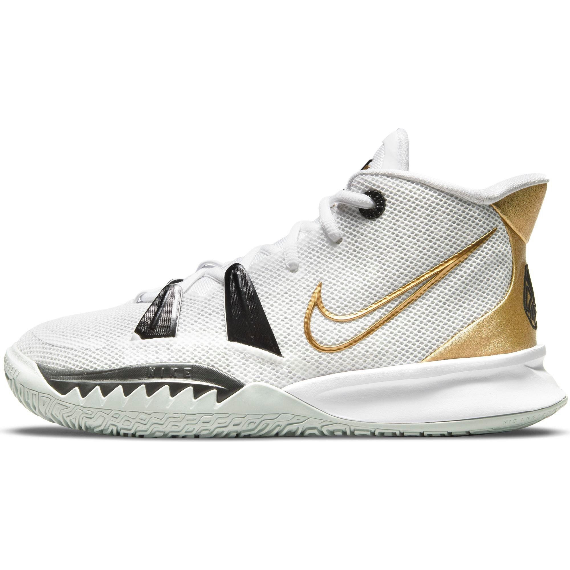 gold basketball shoes youth