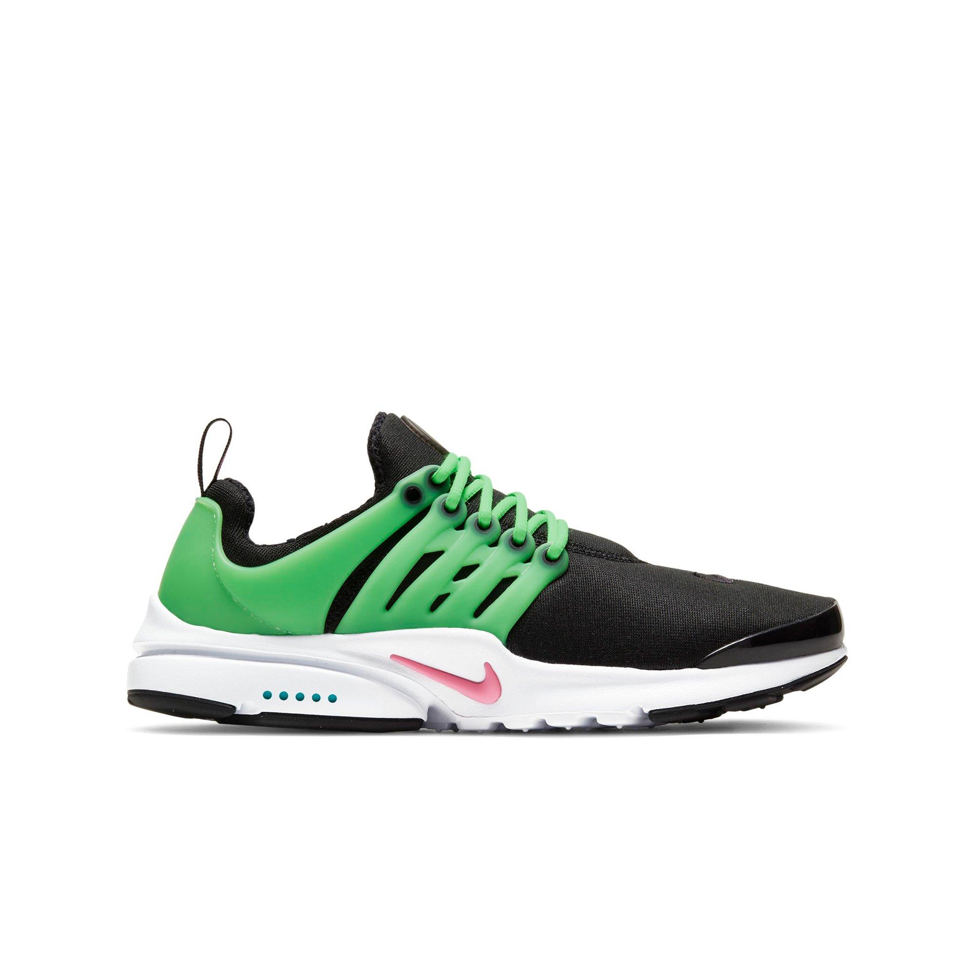 Black and shop pink nike presto