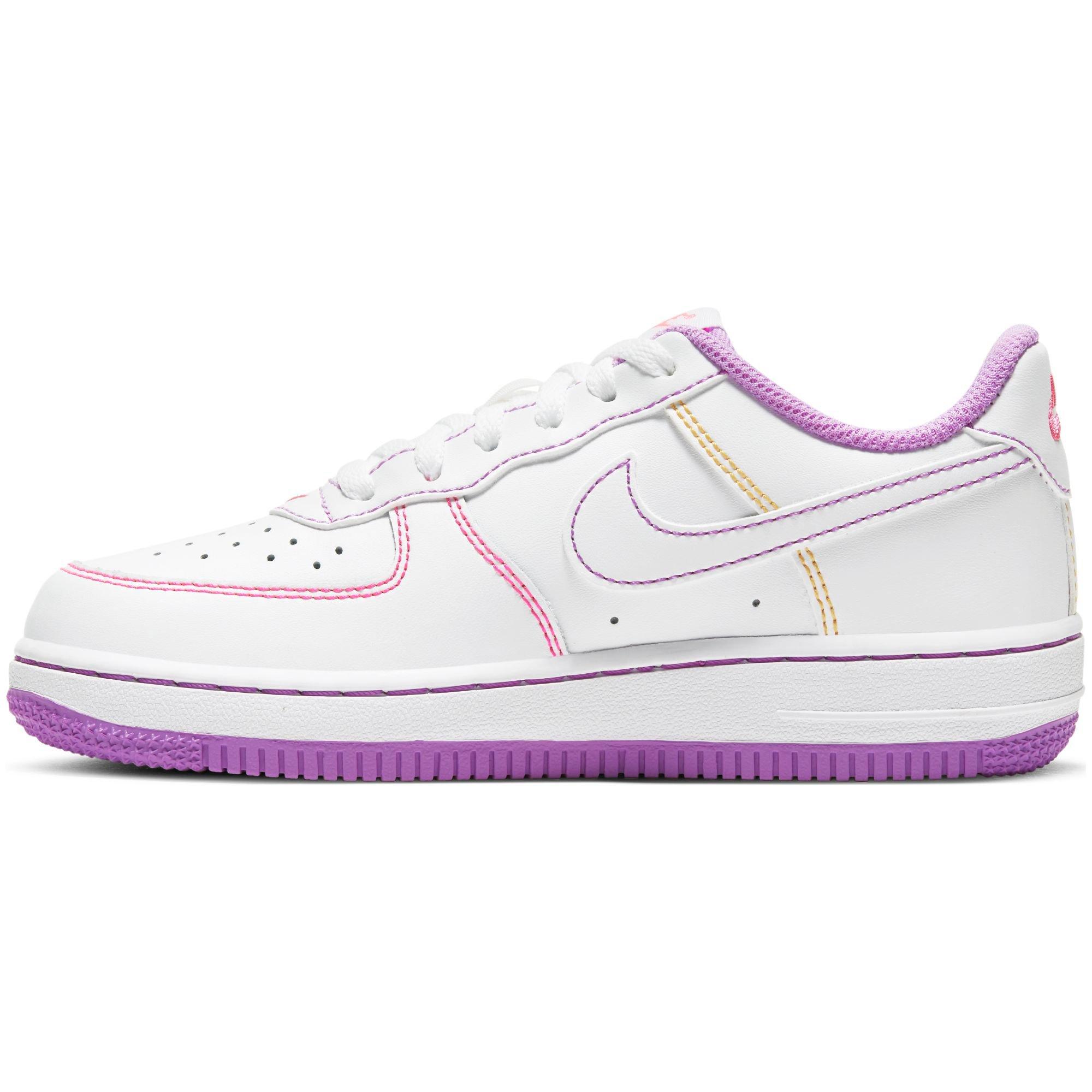 pink and white air force 1 preschool