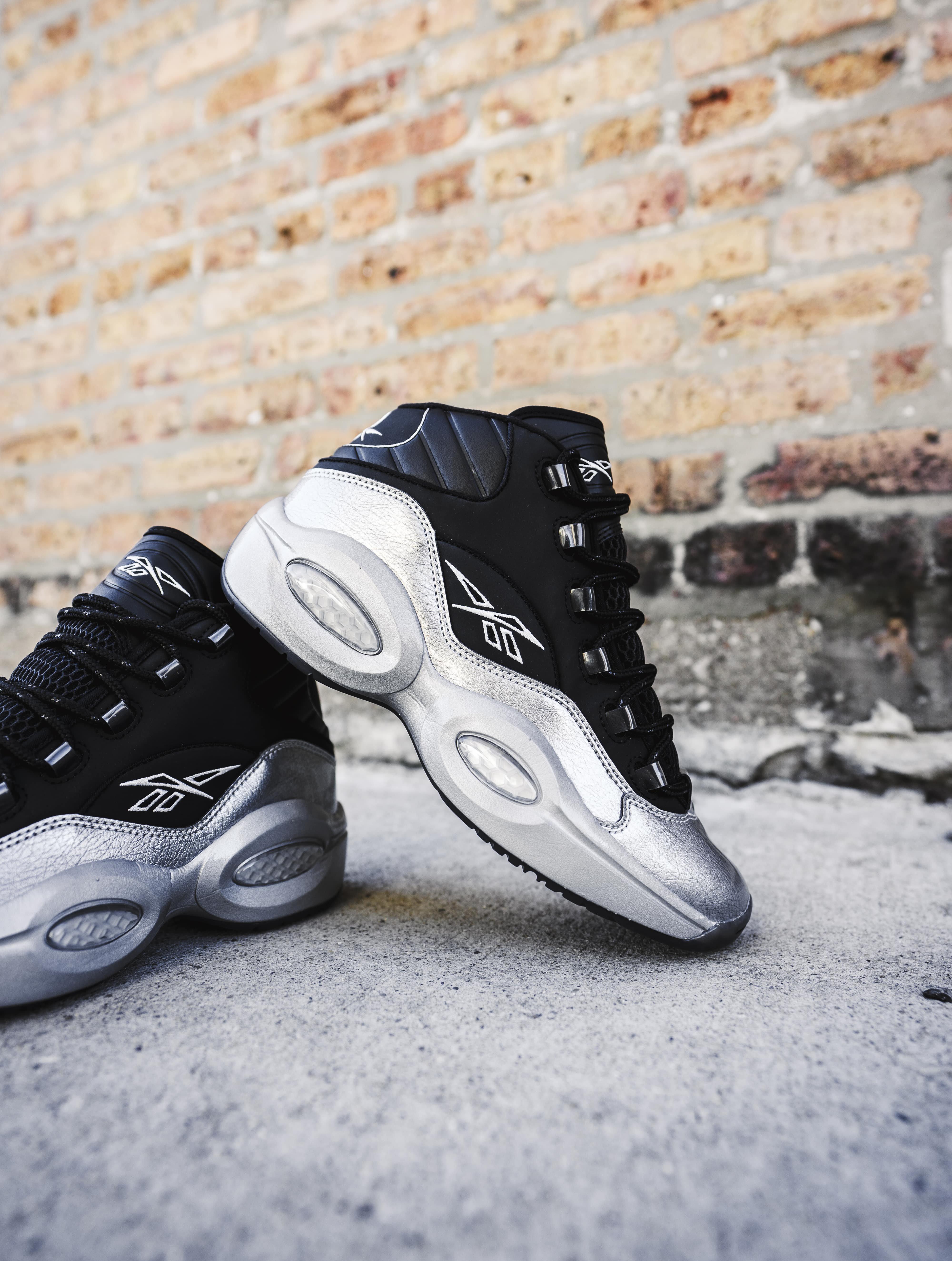 Sneakers Release – Reebok Question Mid “Street Sleigh”  Black/Red Shoe