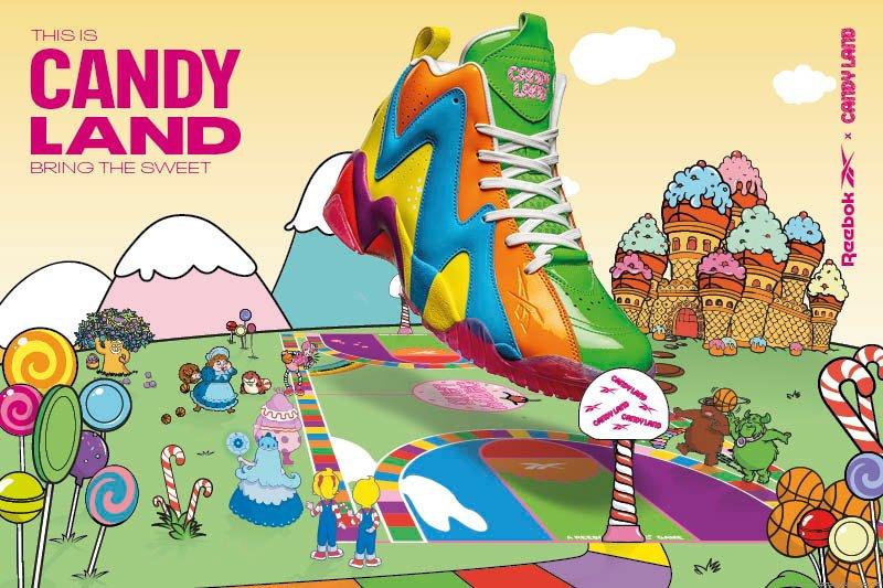 reebok candy land sneakers